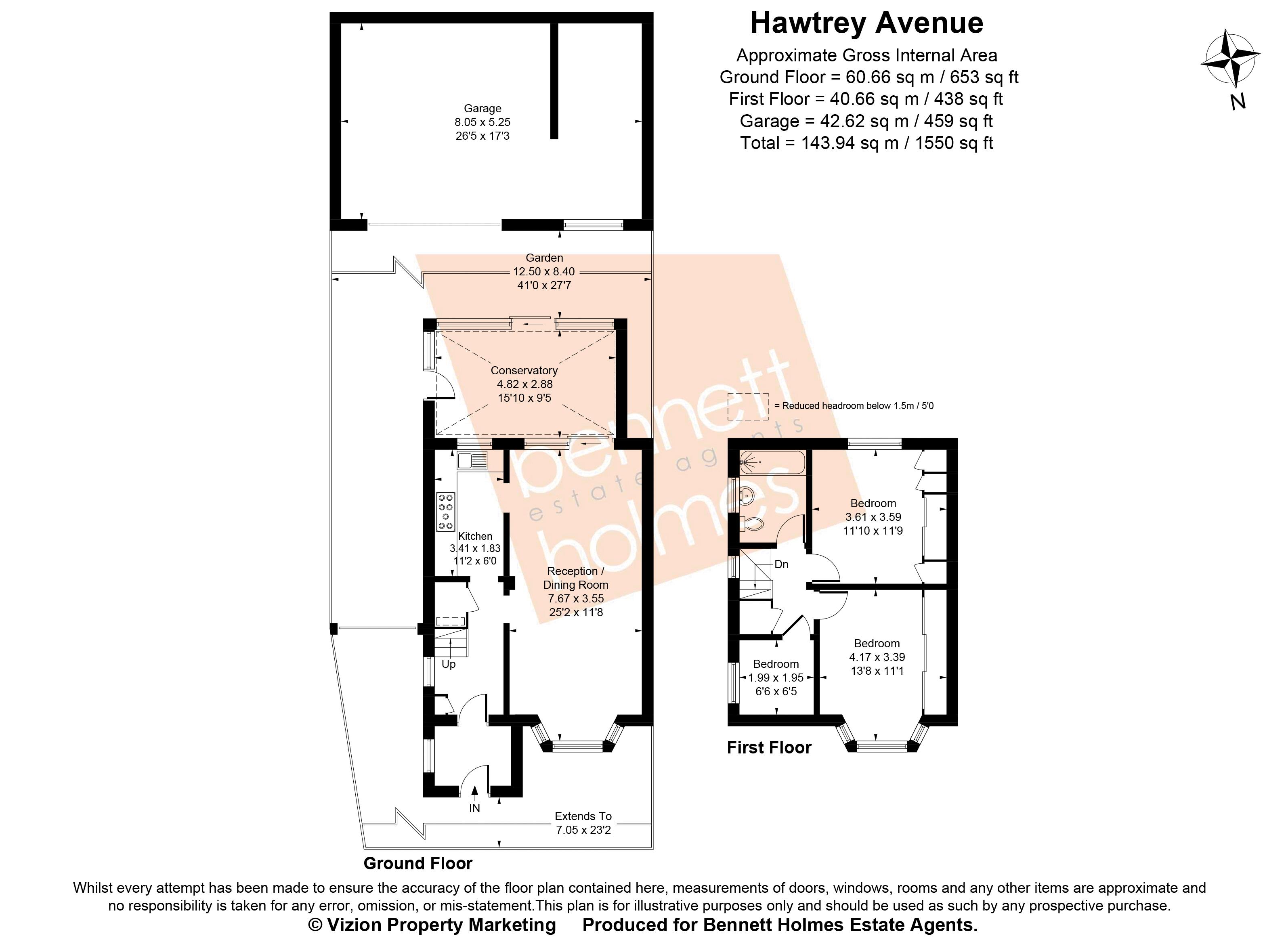 Hawtrey Avenue, Northolt floorplan