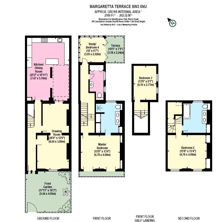 4 Bedrooms Terraced house to rent in Margaretta Terrace, London SW3