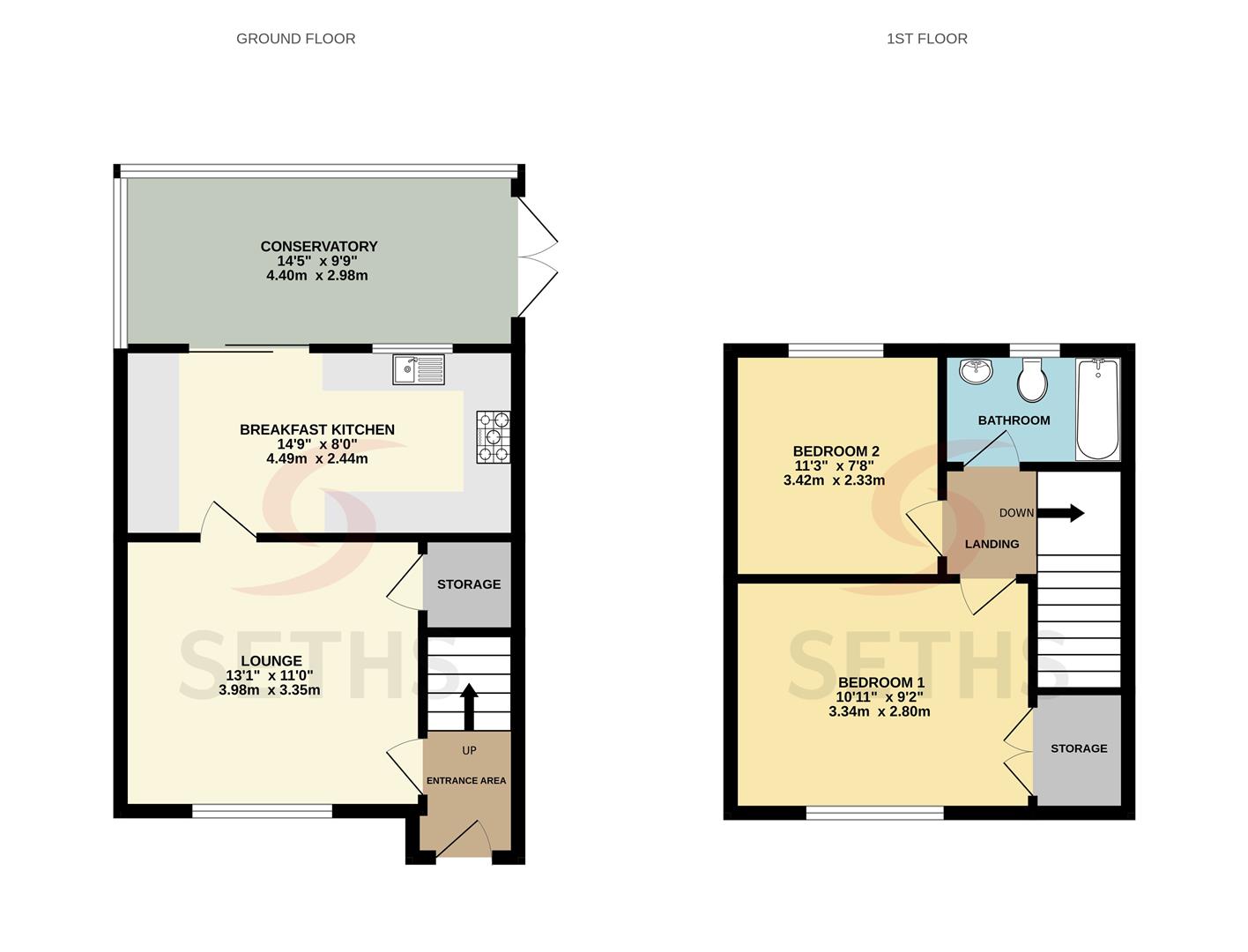 17, Bramble Close, Leicester floorplan