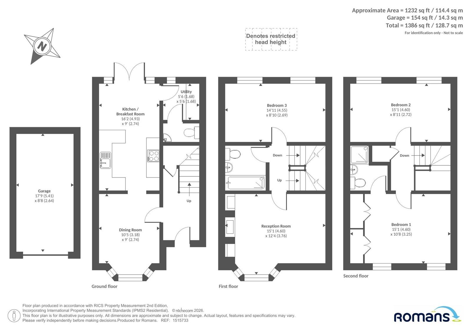 125, Queen Elizabeth Drive, Wiltshire floorplan