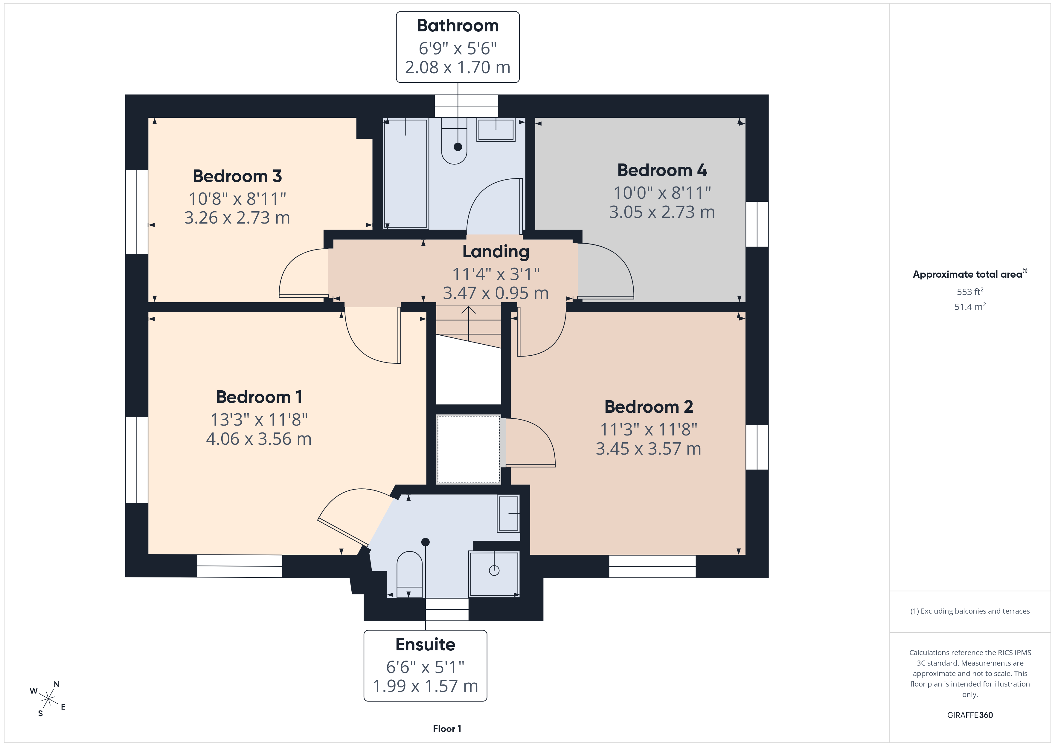 1, Cleverdon Close, Holsworthy floorplan
