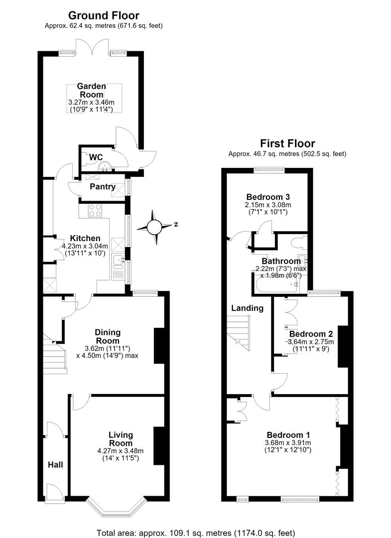 22, Station Road, Cambridge floorplan