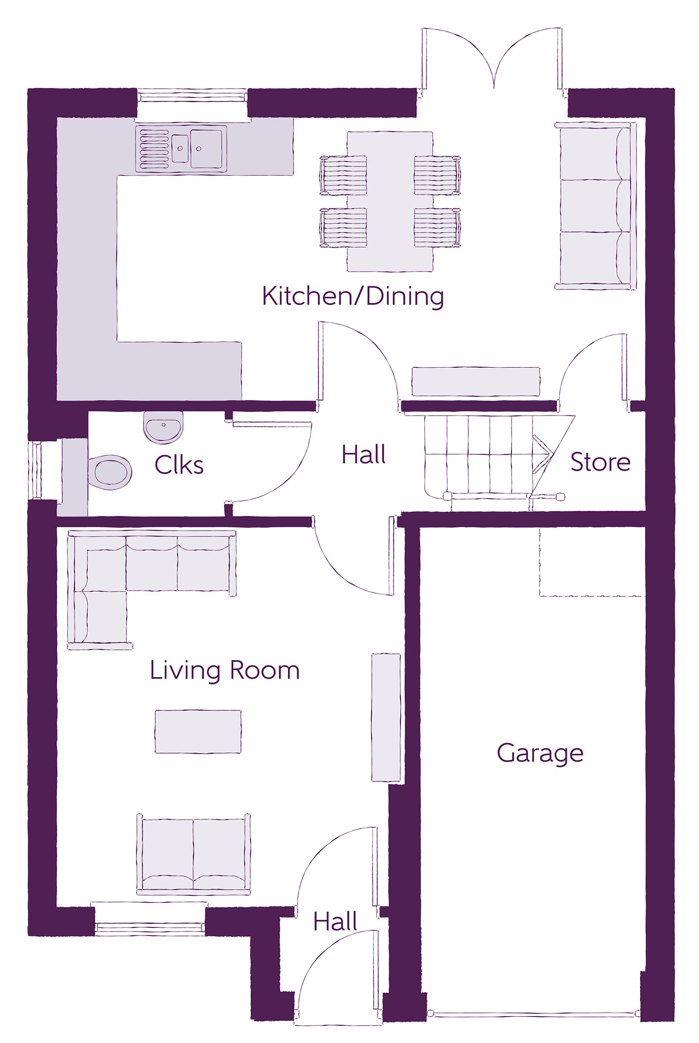 183, Welsh Road, Deeside floorplan
