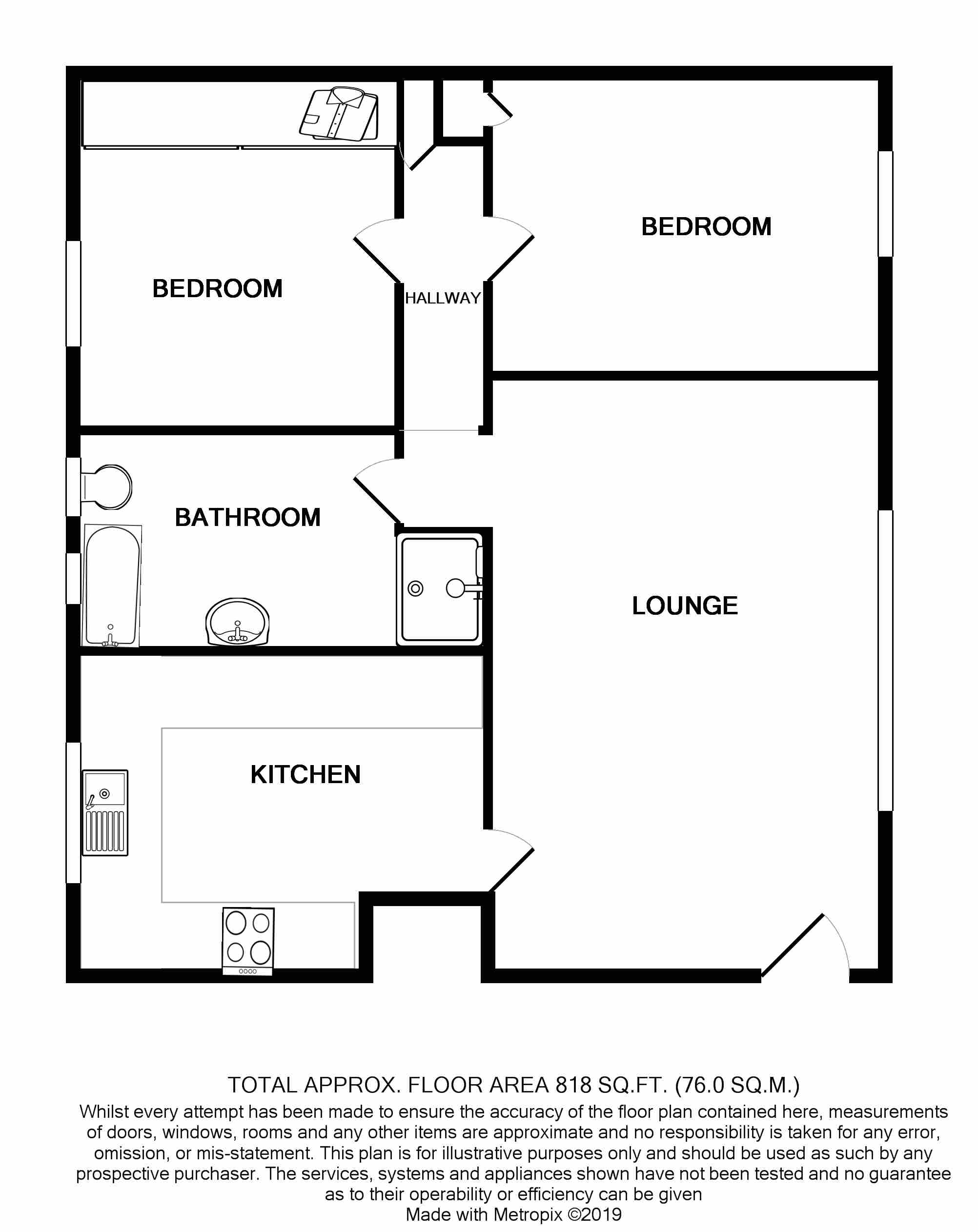 2 Bedrooms Flat to rent in Alexandra Road, Watford WD17