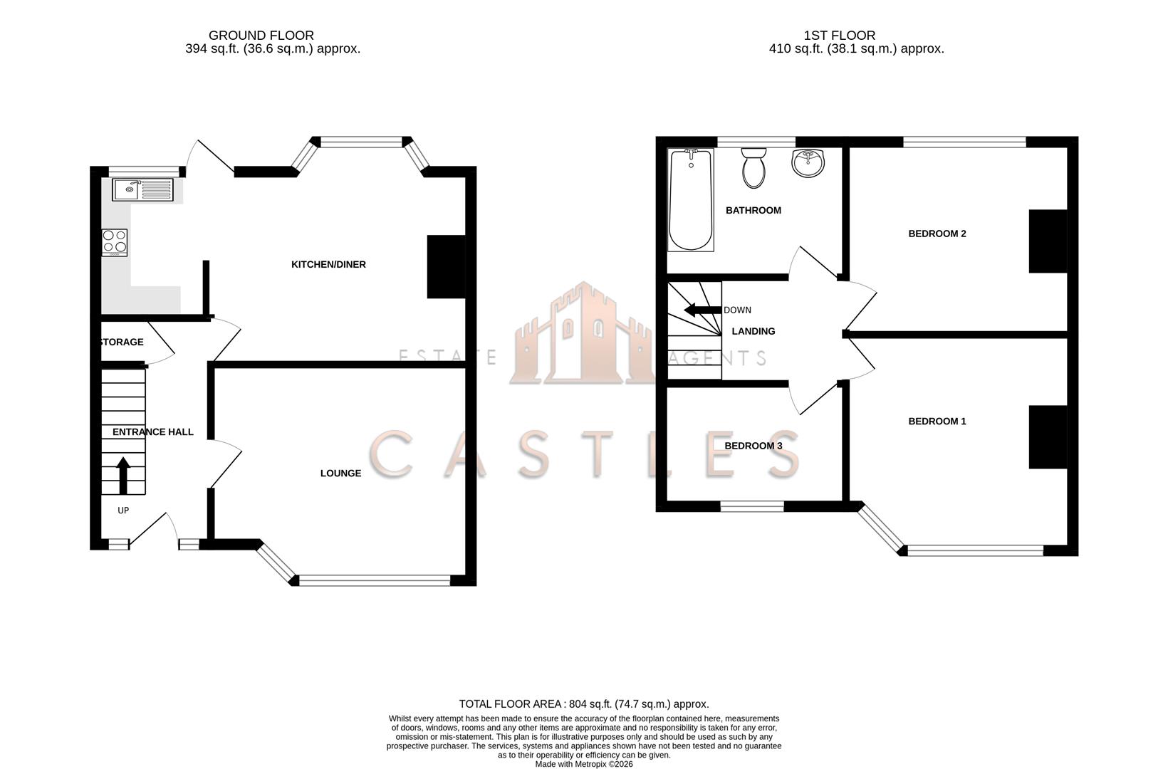17, Coleridge Road, Portsmouth floorplan