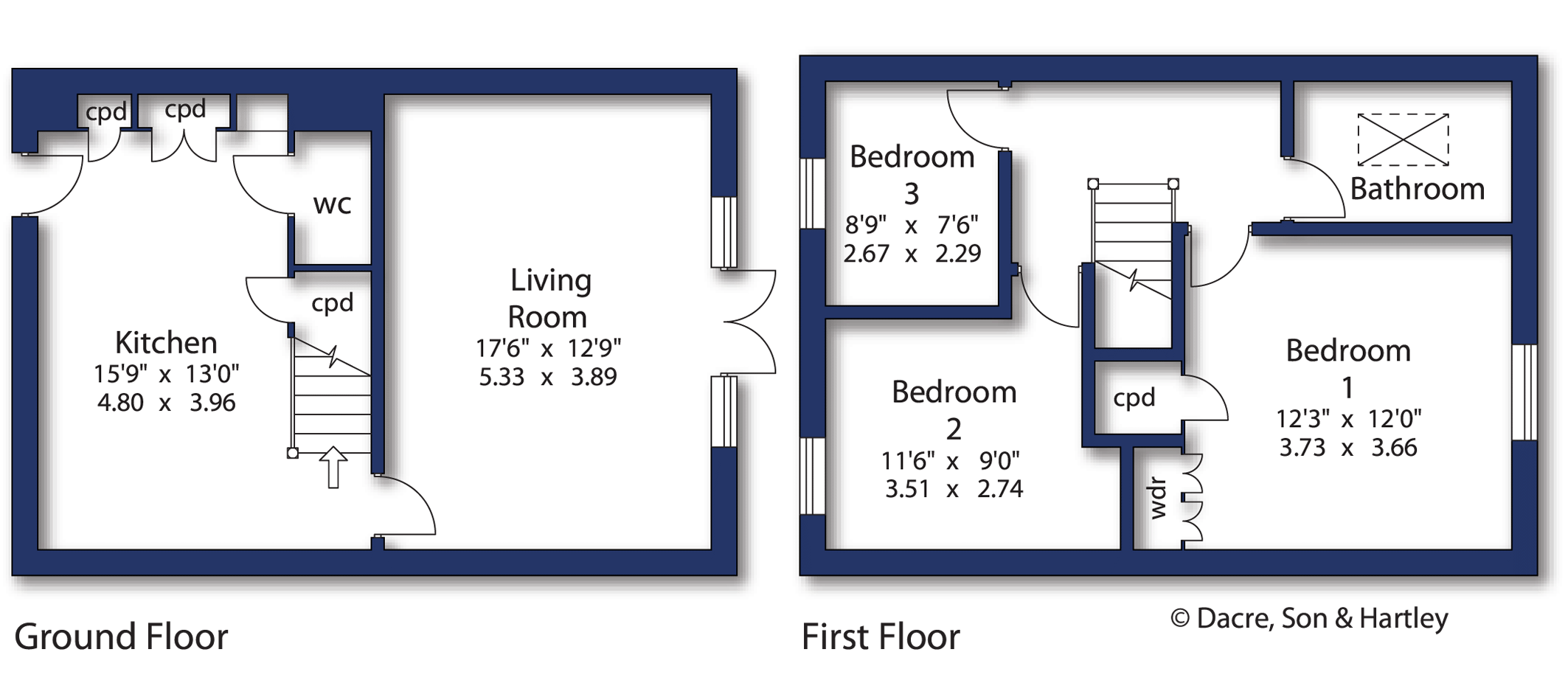 Stables Cottage, 3, Upper Esholt Farm, Esholt floorplan