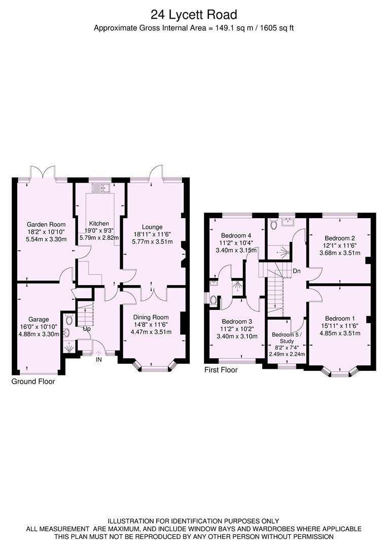 24, Lycett Road, York floorplan