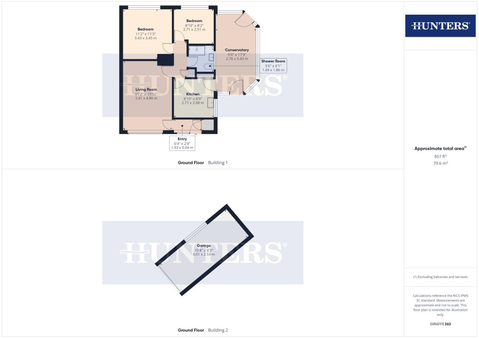 17, Rosemoor Close, Filey floorplan
