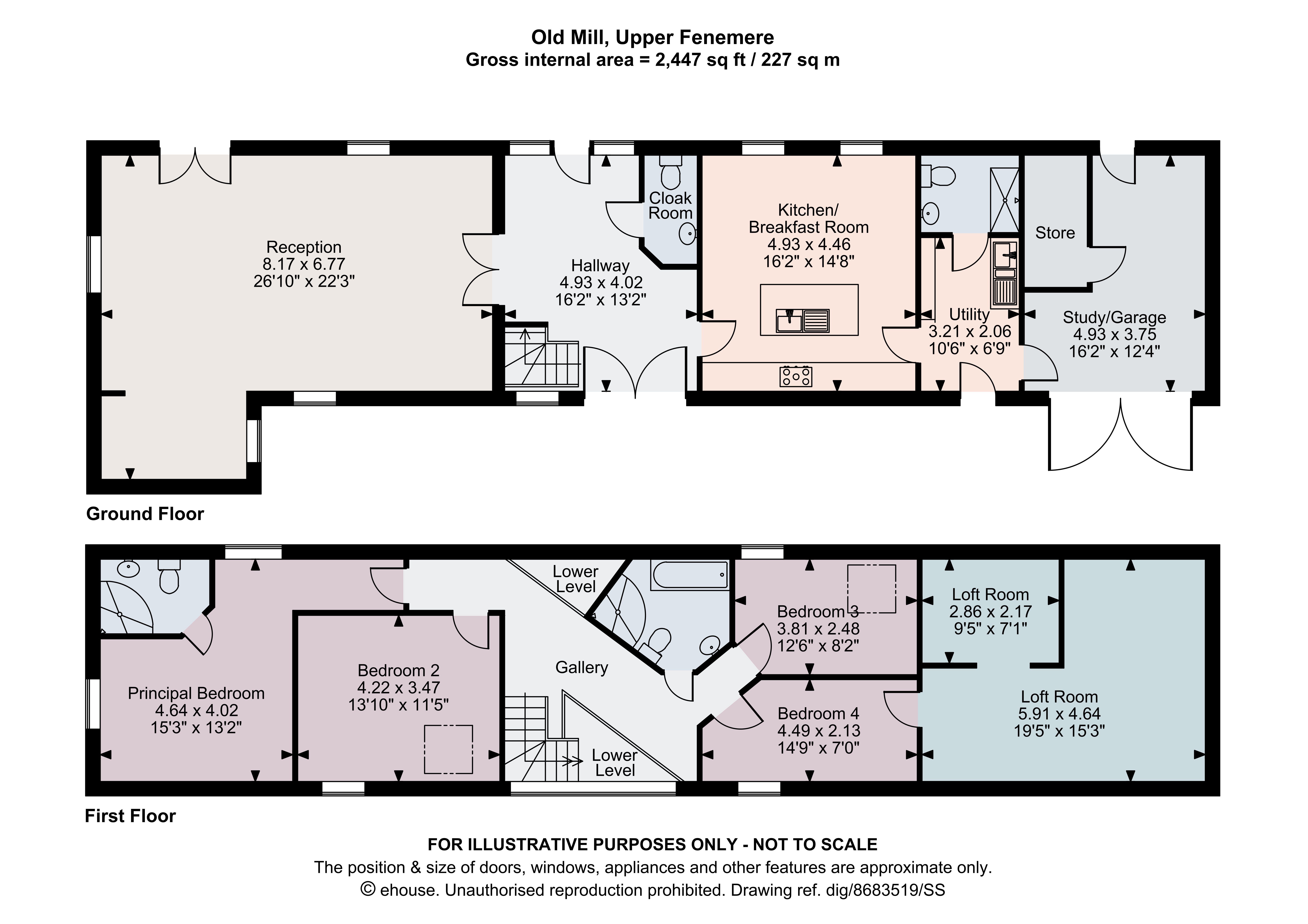 The Old Mill, Upper Fenemere,, Myddle Wood, Shrewsbury floorplan
