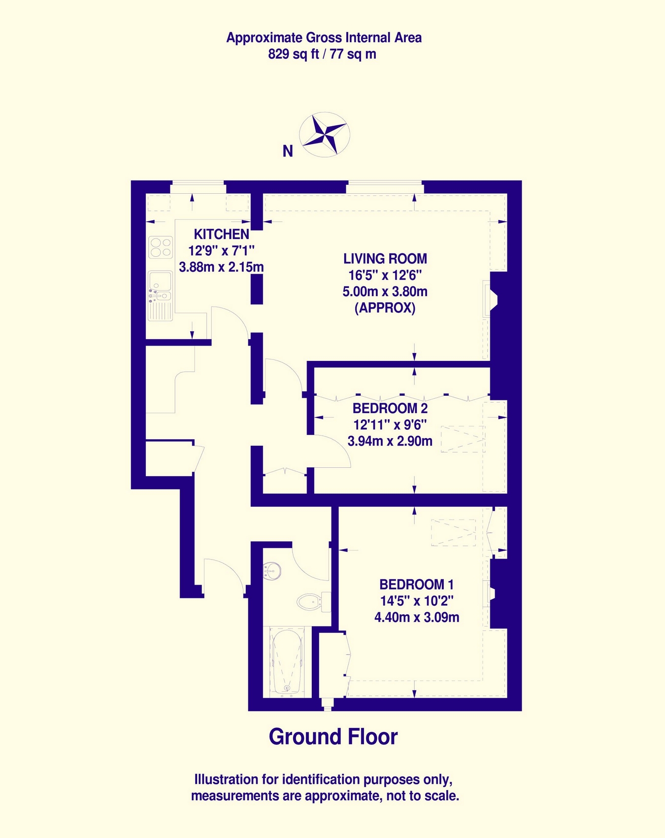 2 Bedrooms Flat to rent in Montpellier, Cheltenham, Gloucestershire GL50