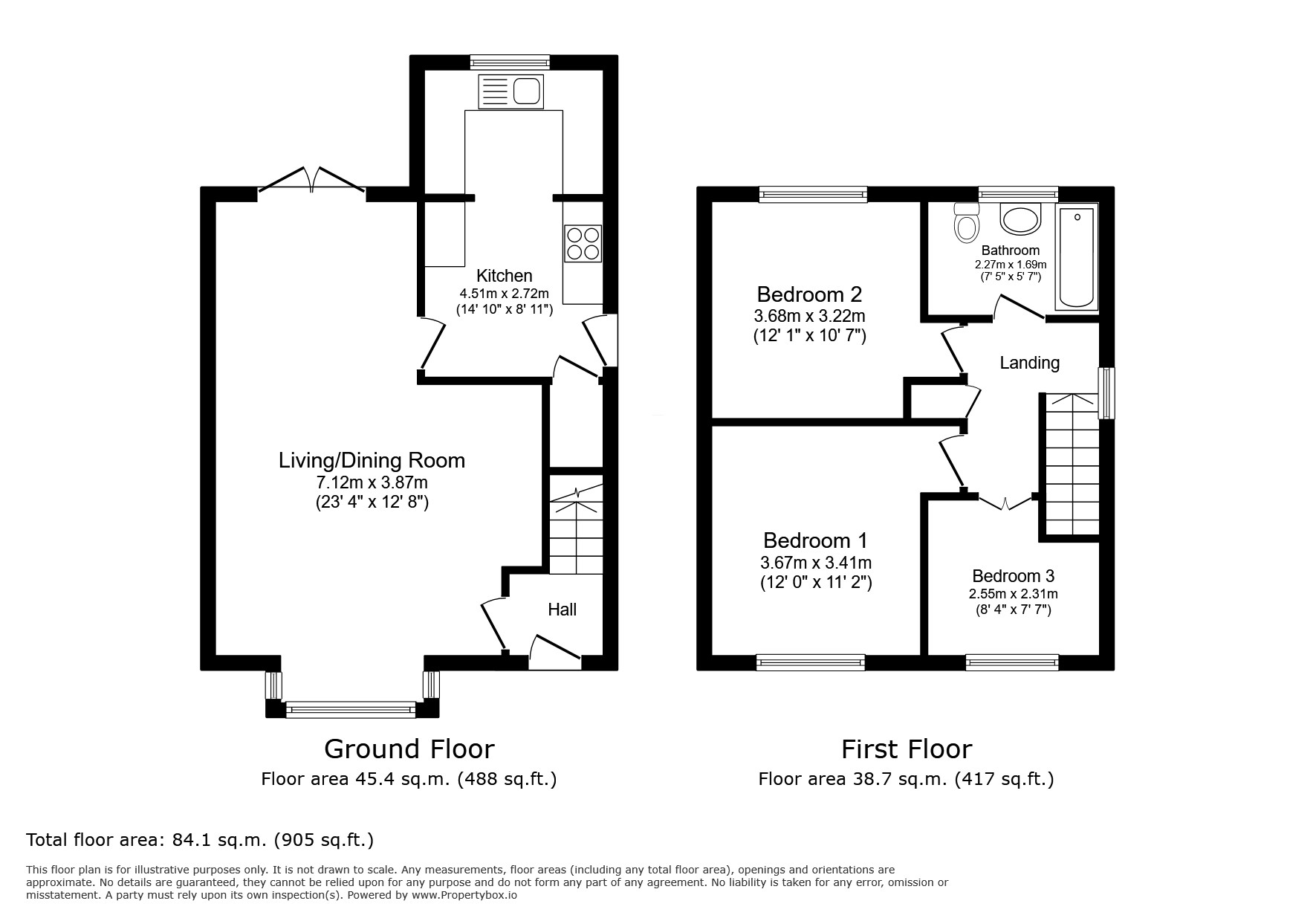 18, Bodhyfryd, Holywell floorplan