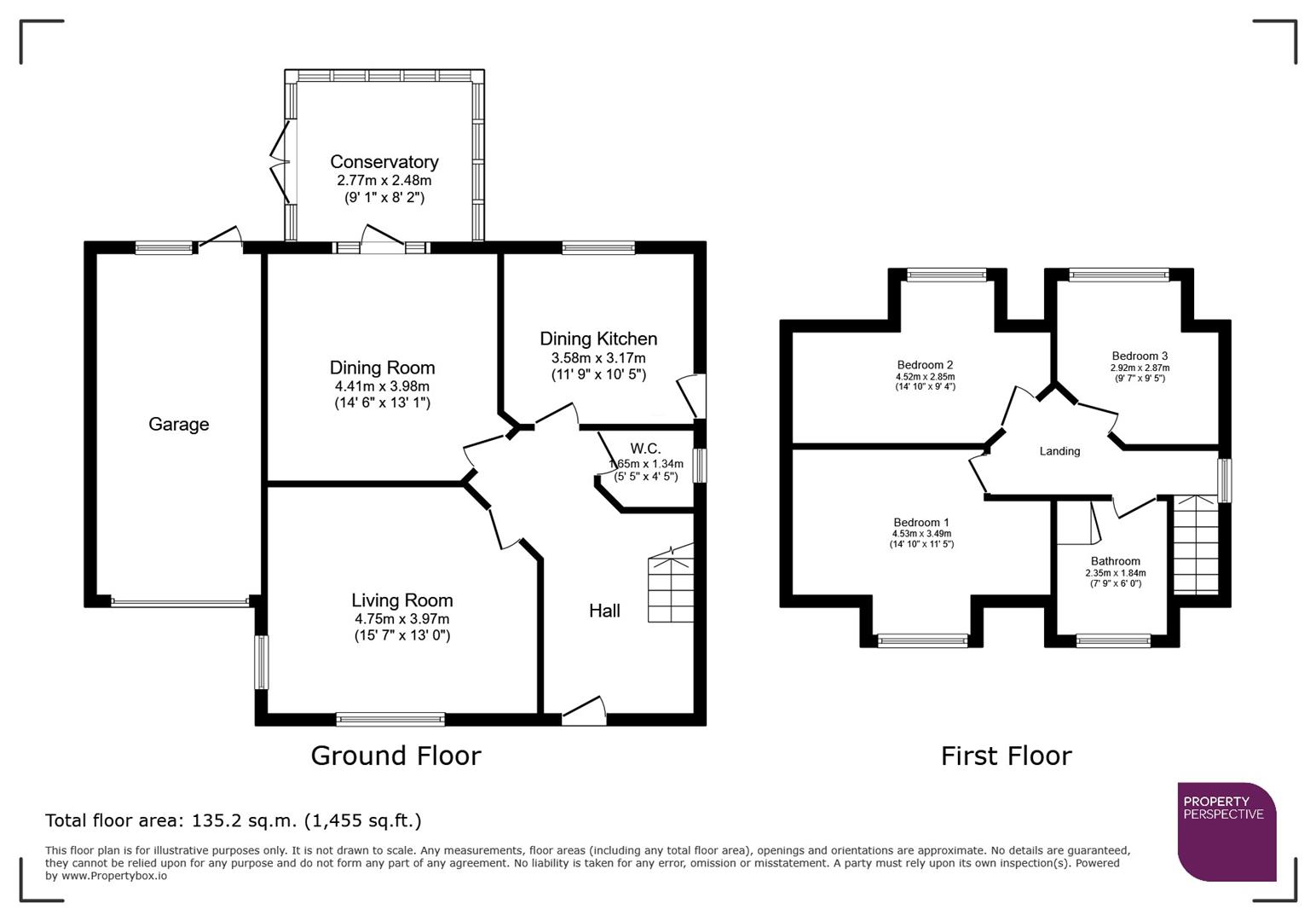 1, Northfield Close, Tetney, Grimsby floorplan