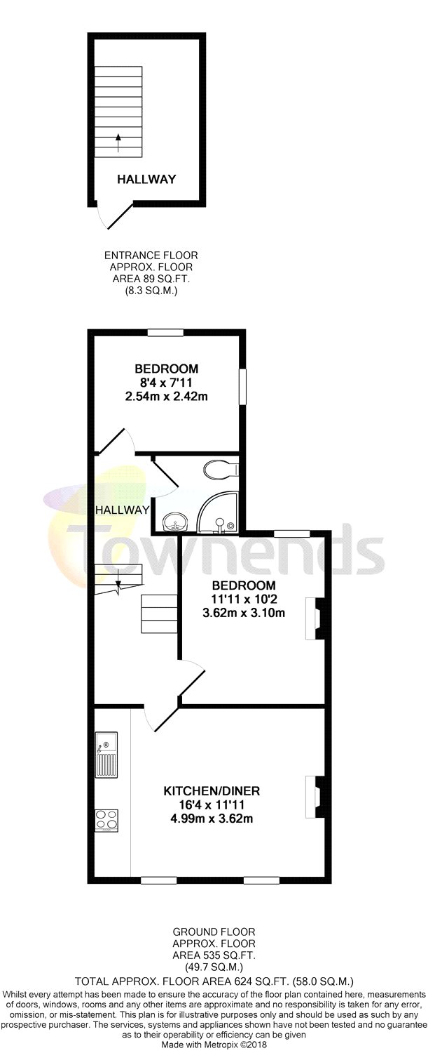 2 Bedrooms Flat to rent in Disraeli Road, Putney SW15