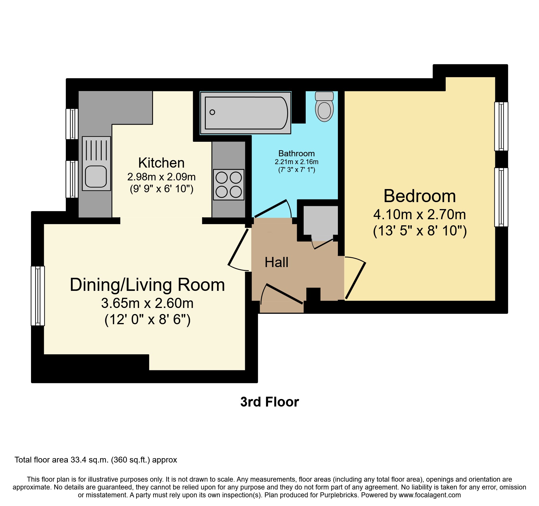58, Wilmot Street, London floorplan