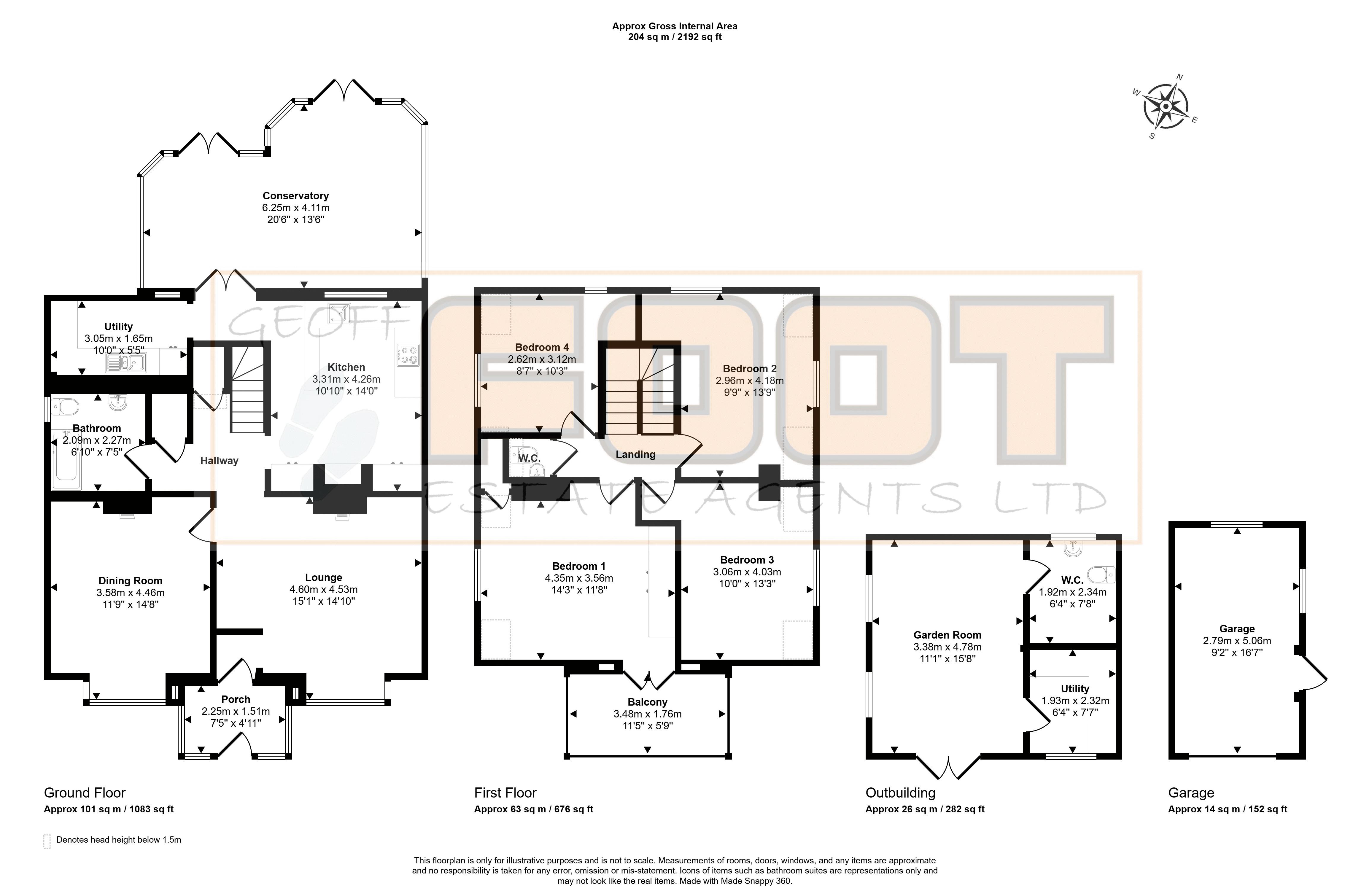 Yew Tree Road, Hayling Island floorplan