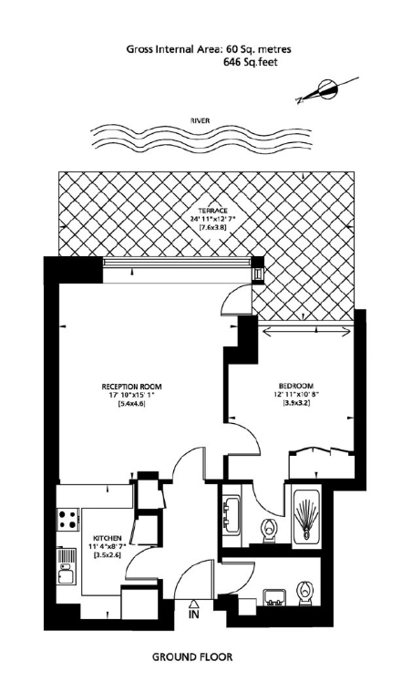 27, Thames Quay, Chelsea floorplan