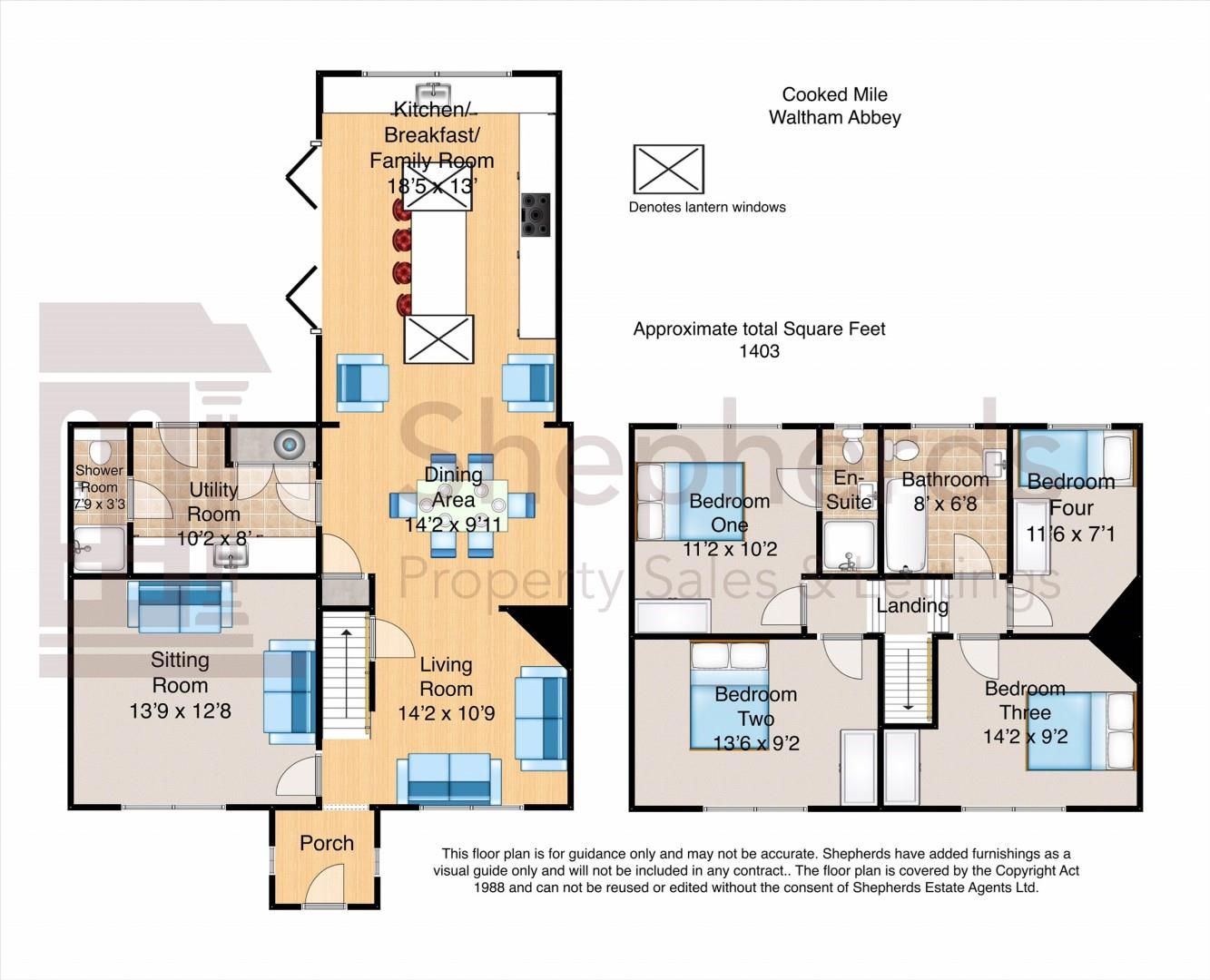 196, Crooked Mile, Waltham Abbey floorplan