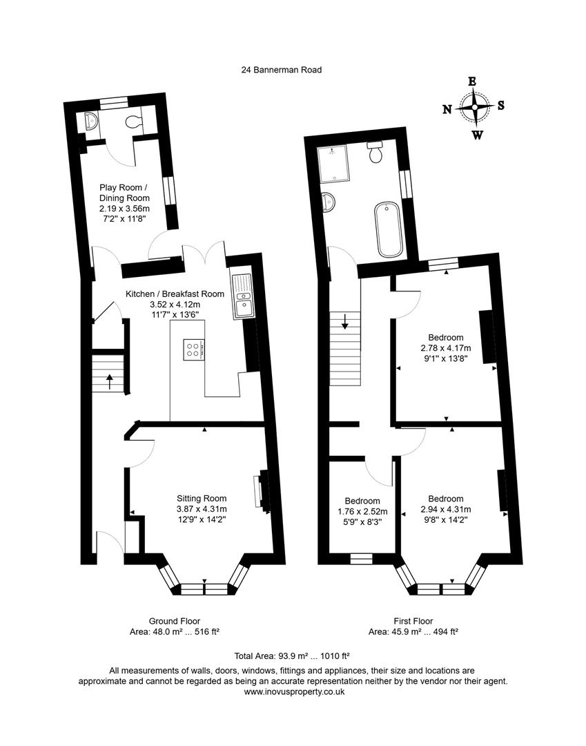 24, Bannerman Road, Bristol floorplan