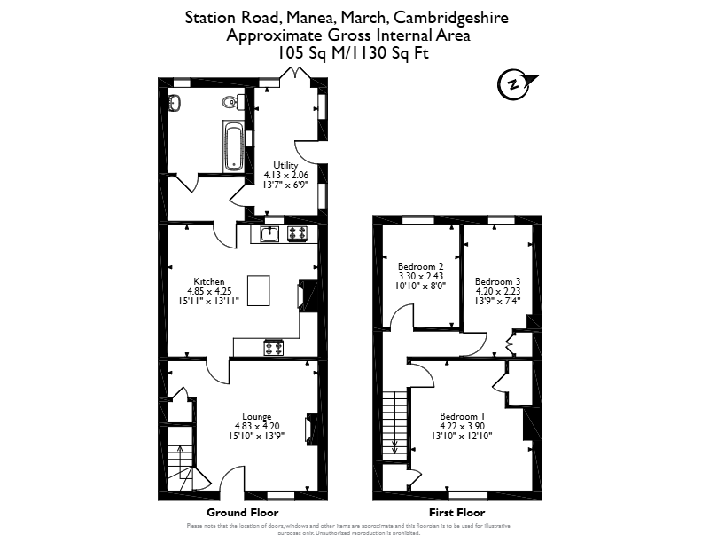 69, Station Road, March floorplan