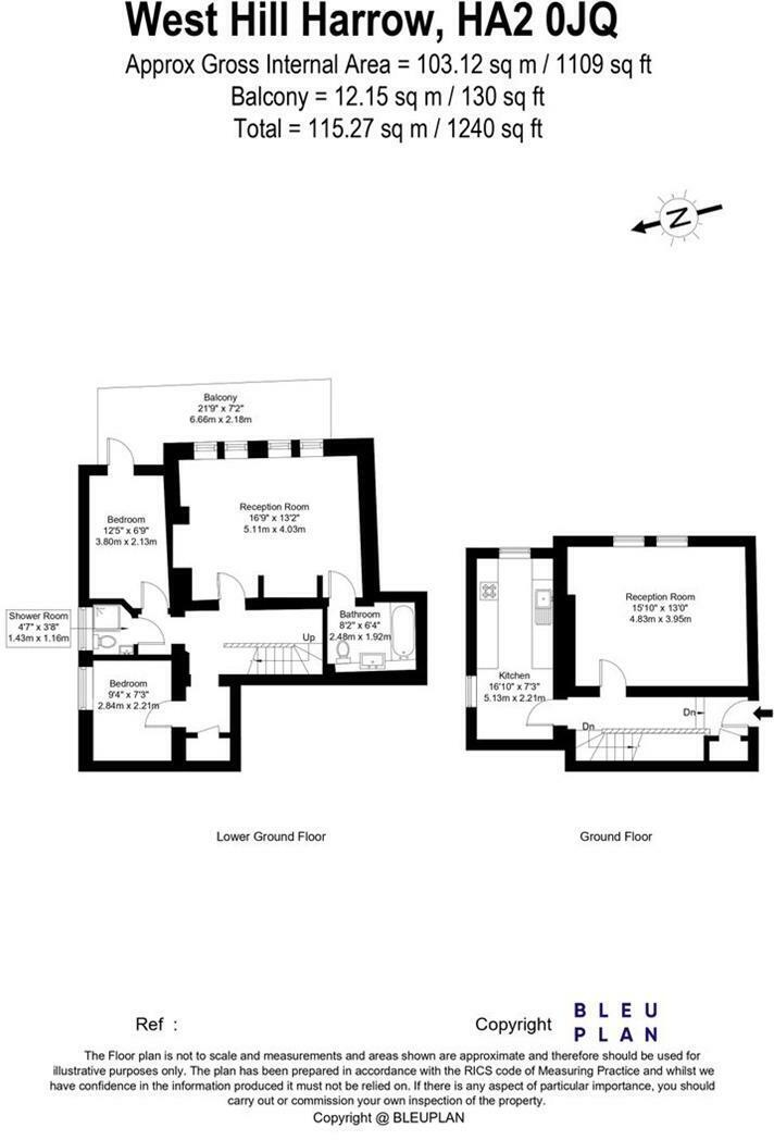 4 West Hill Hall,, West Hill, Harrow floorplan