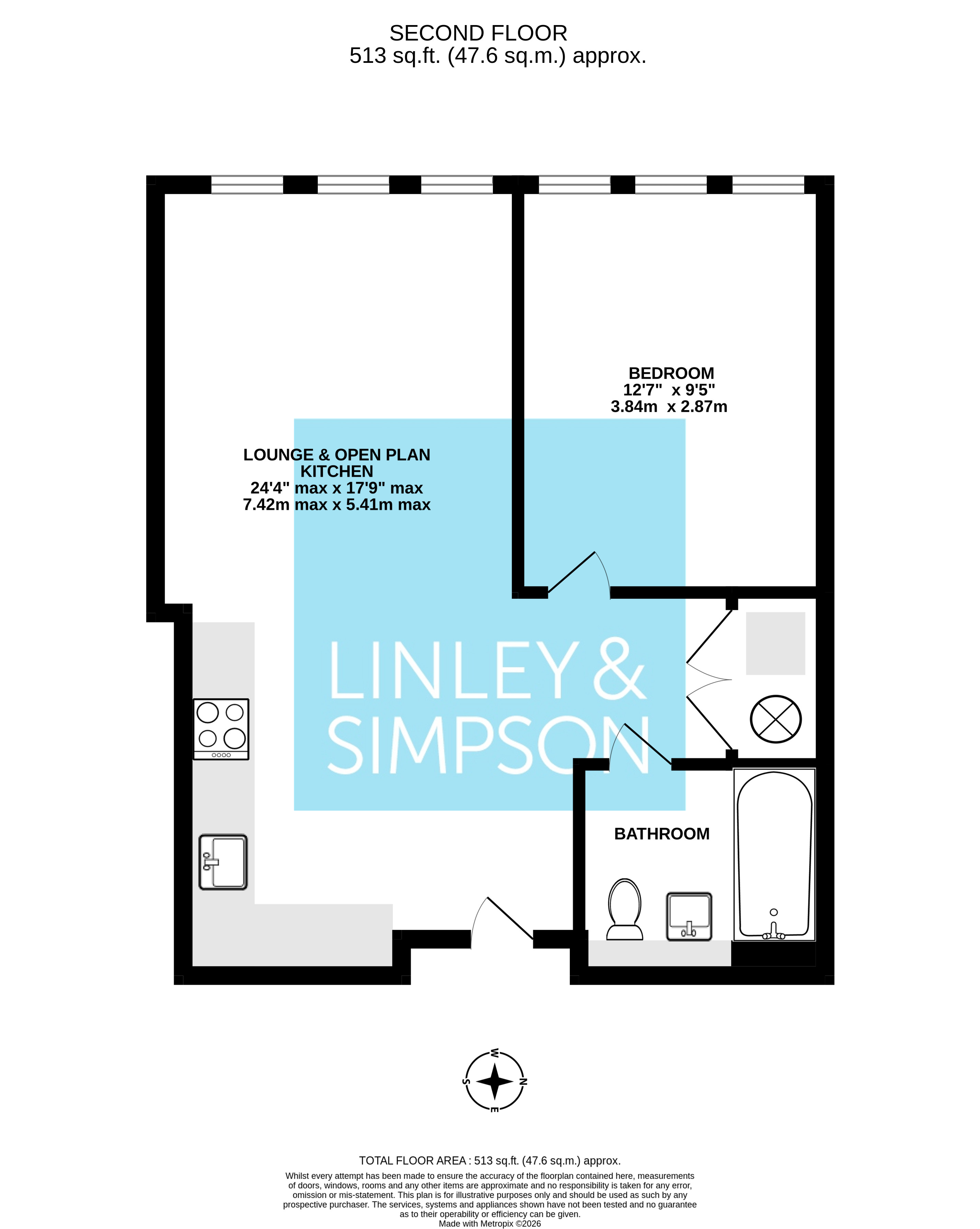 203 Mint,, The Cocoa Works, York floorplan