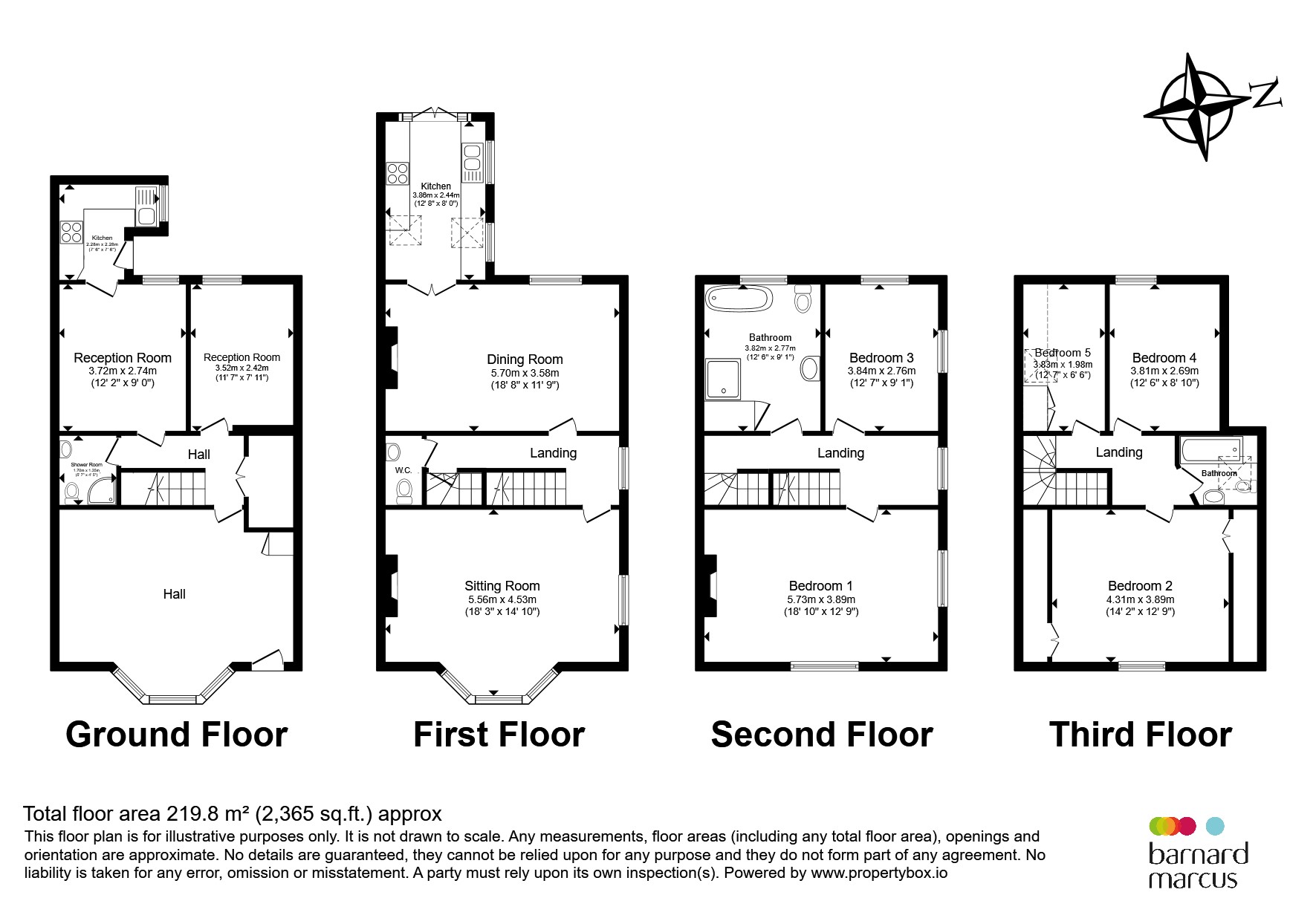 13, Horsham Road, Dorking floorplan