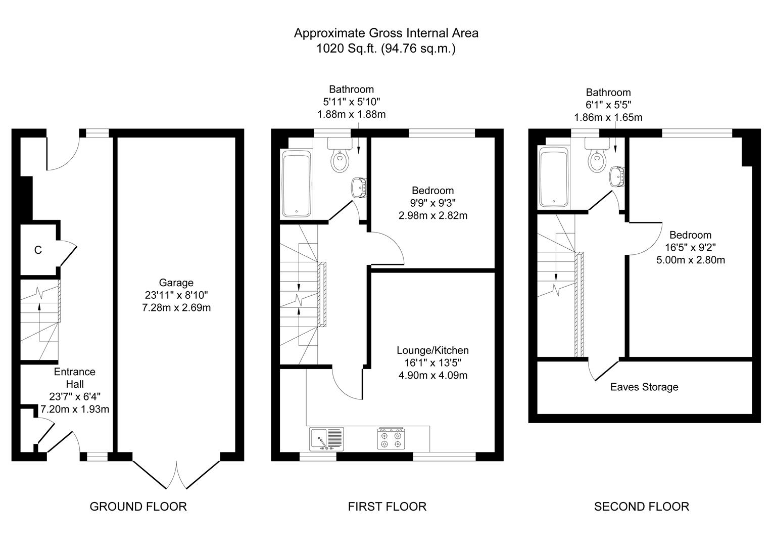 18A, Ramblers Close, Colwick floorplan