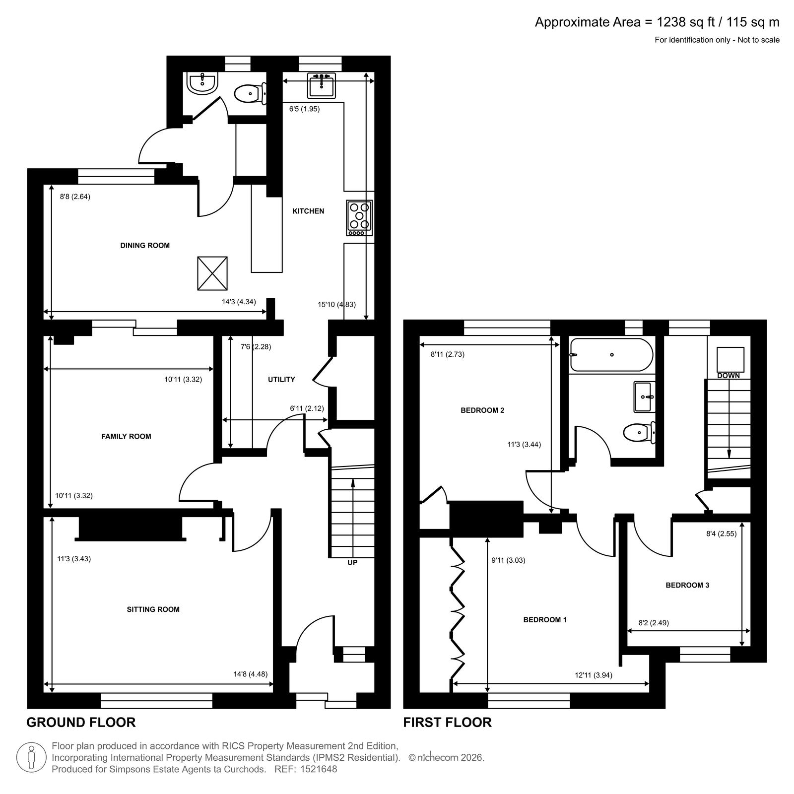 20, The Coombes, Bramley floorplan