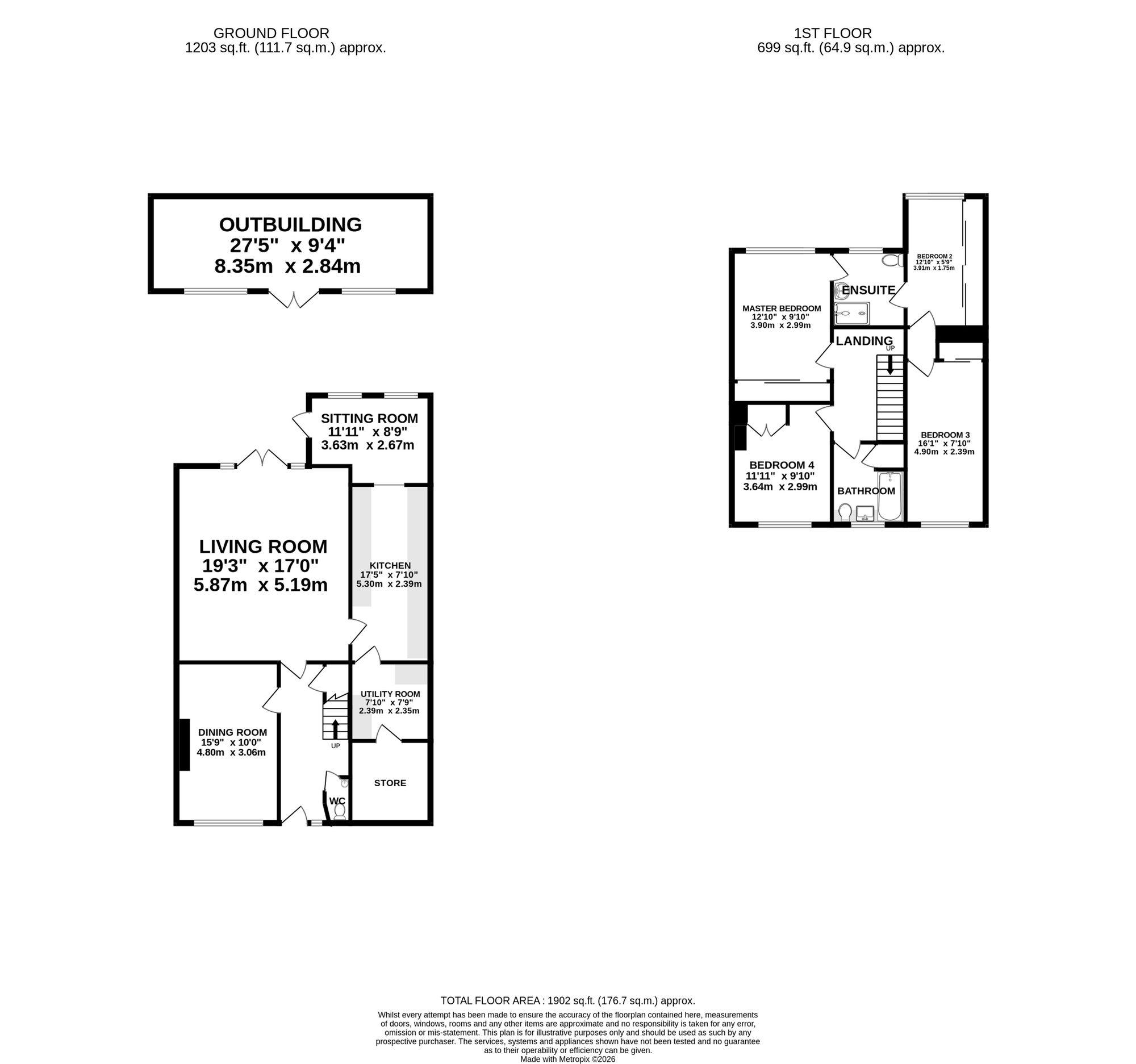 5 Woolston Drive, Crewe floorplan