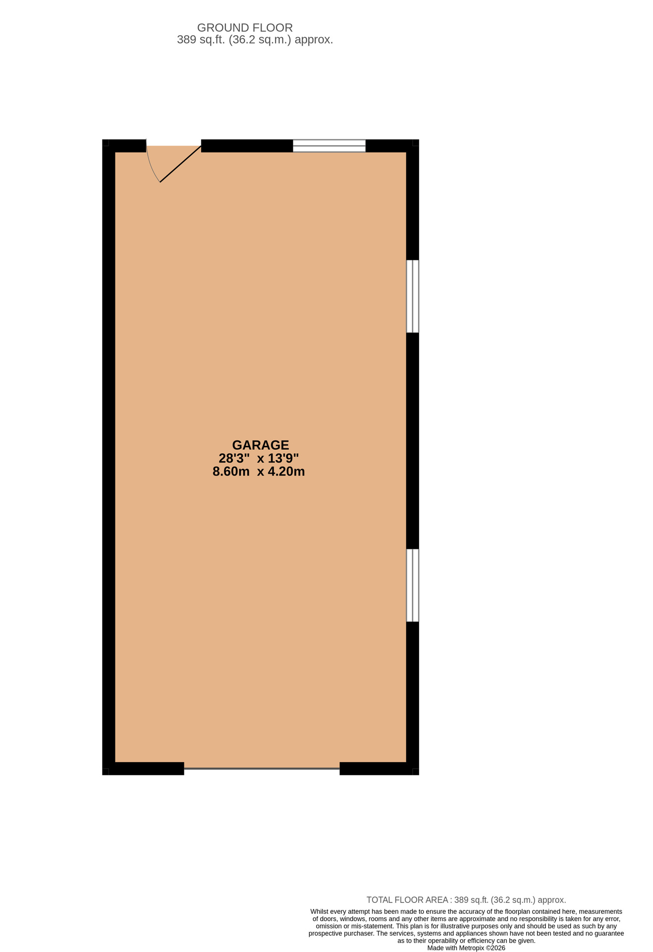 Garage and Land 171 Kingsbridge Drive, Glasgow floorplan