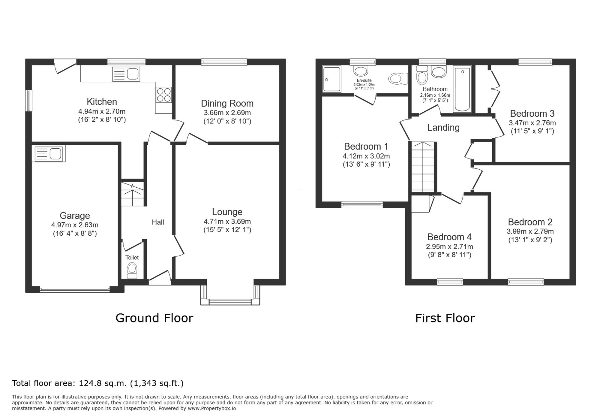 47 Bryn Castell, Abergele floorplan