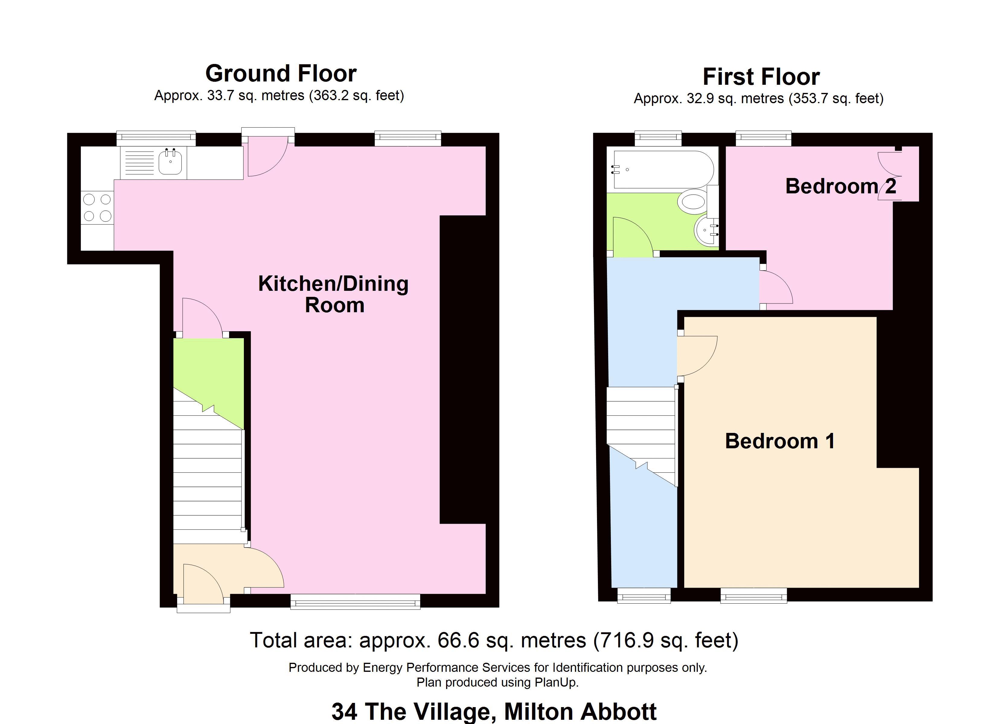 The Village, Milton Abbot, Tavistock PL19, 2 bedroom cottage for sale
