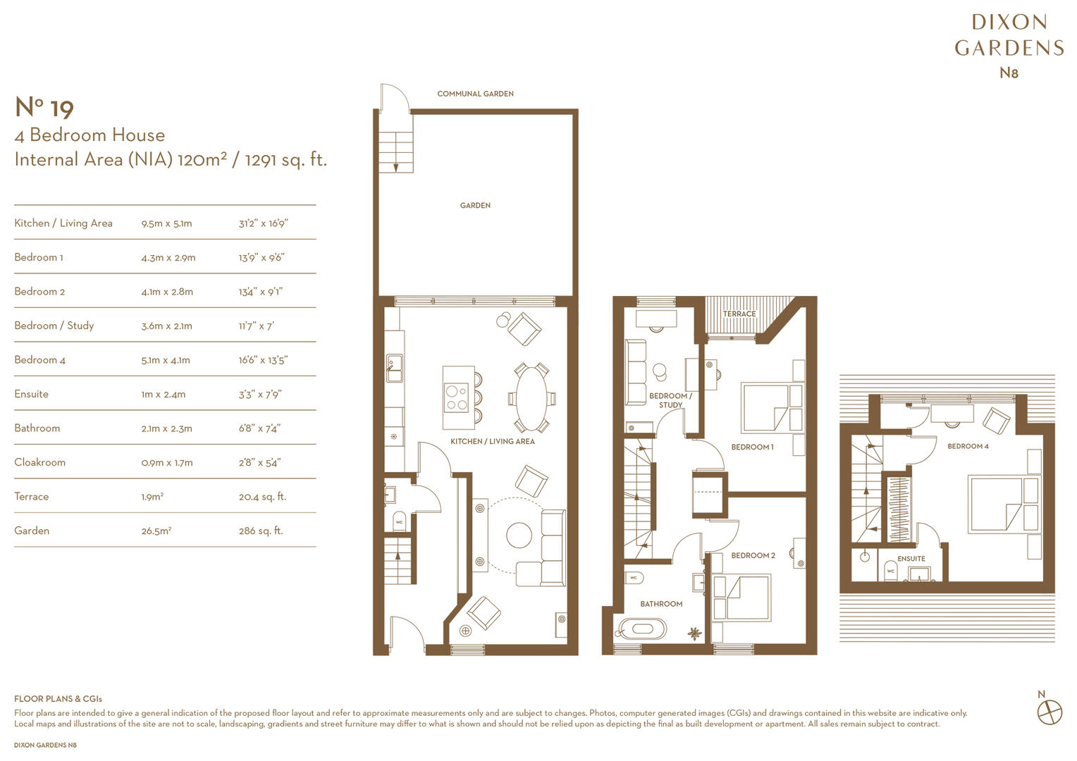 19 Dixon Gardens, Dixon House, 98, Tottenham Lane, Crouch End floorplan