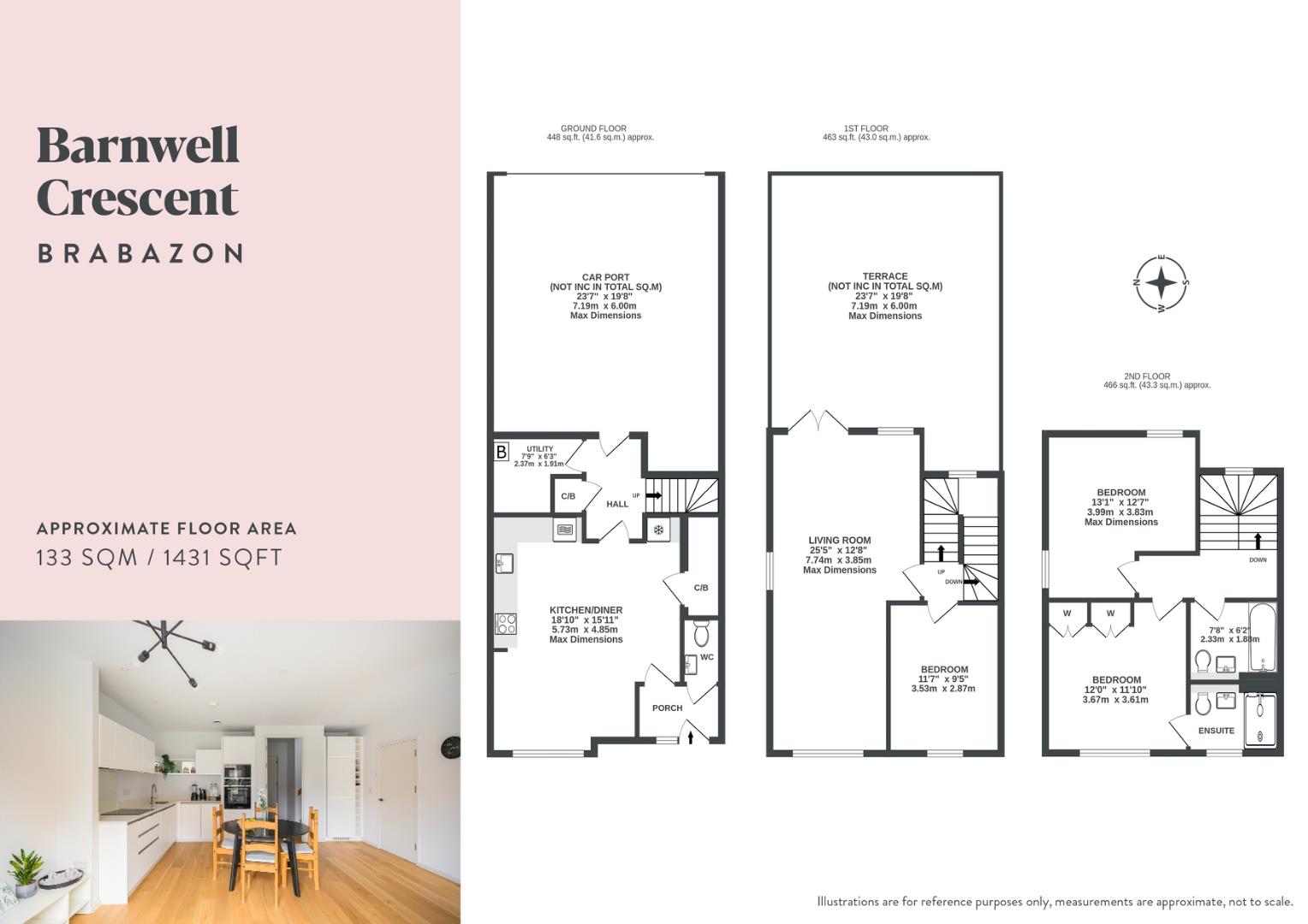 1, Barnwell Crescent, Bristol floorplan