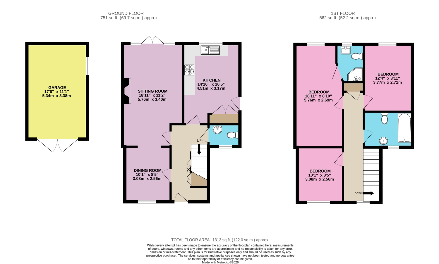 46a, Parklands, Malmesbury floorplan