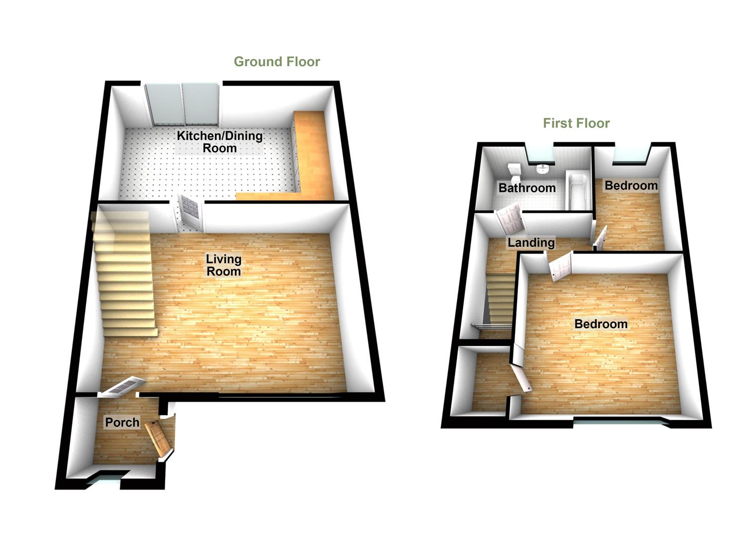 3, Grangefields, Brotton floorplan