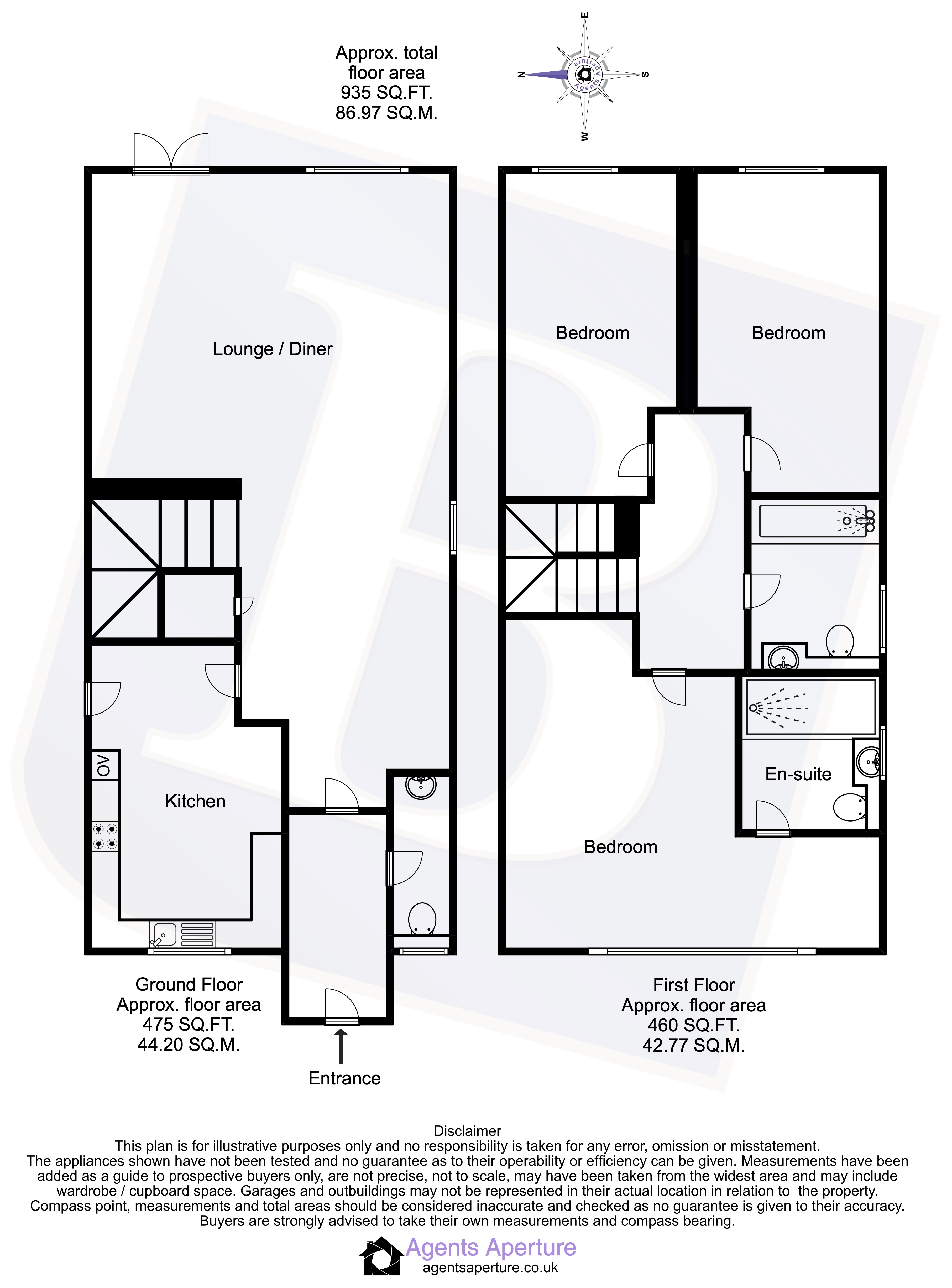 16, Warley Mount, Brentwood floorplan