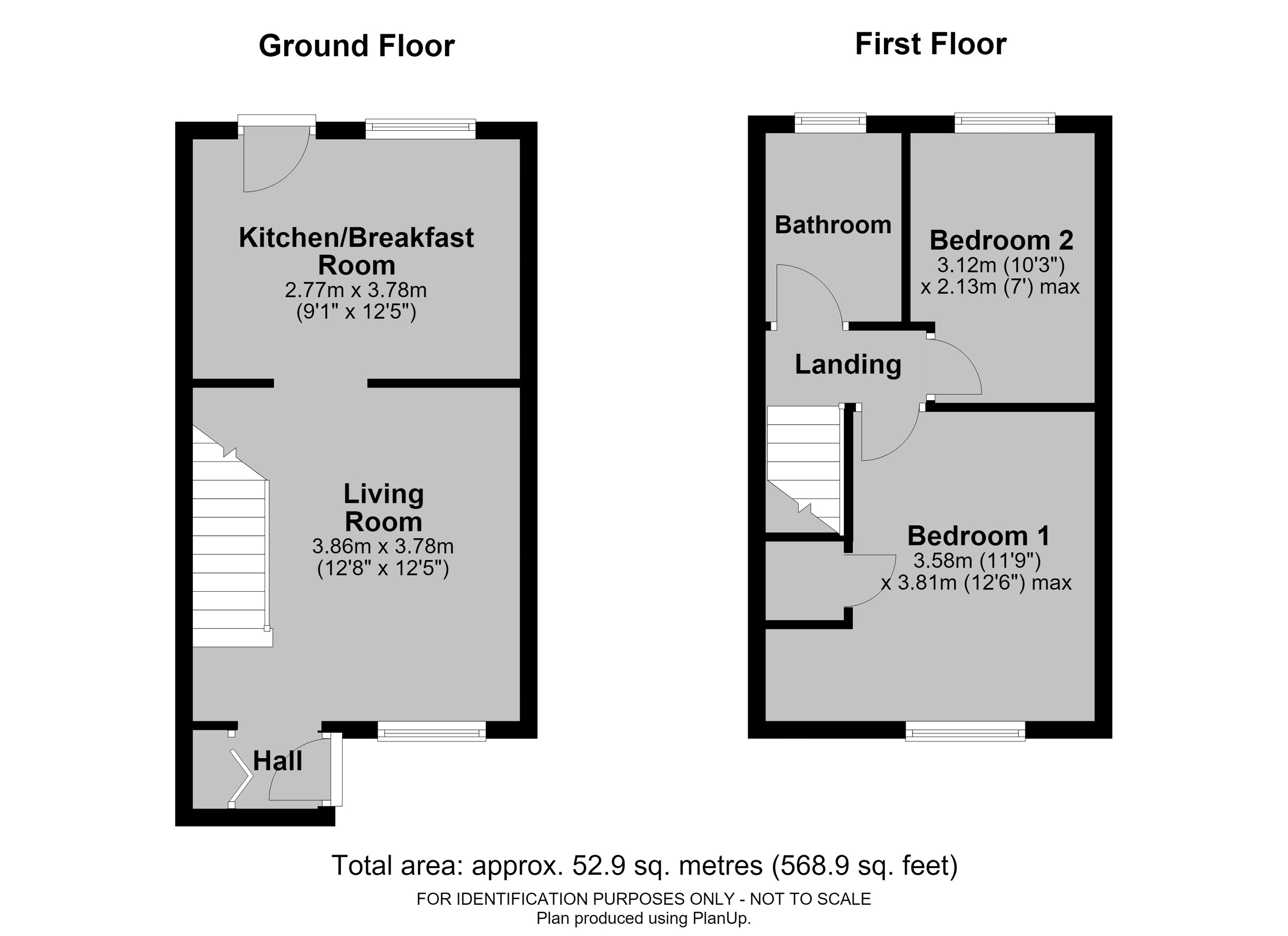 57 South Bank, Hereford floorplan