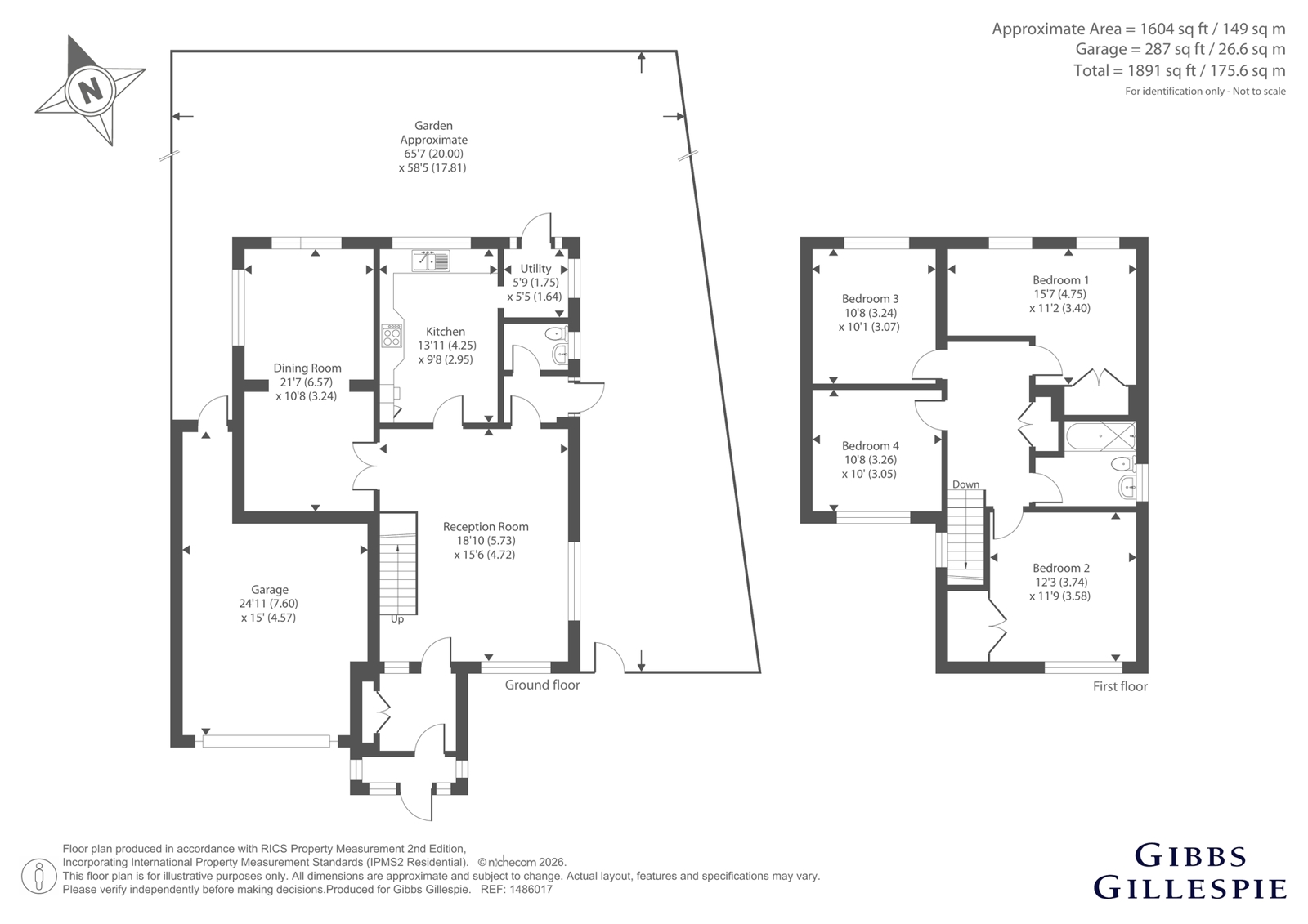 34, Roker Park Avenue, Uxbridge floorplan
