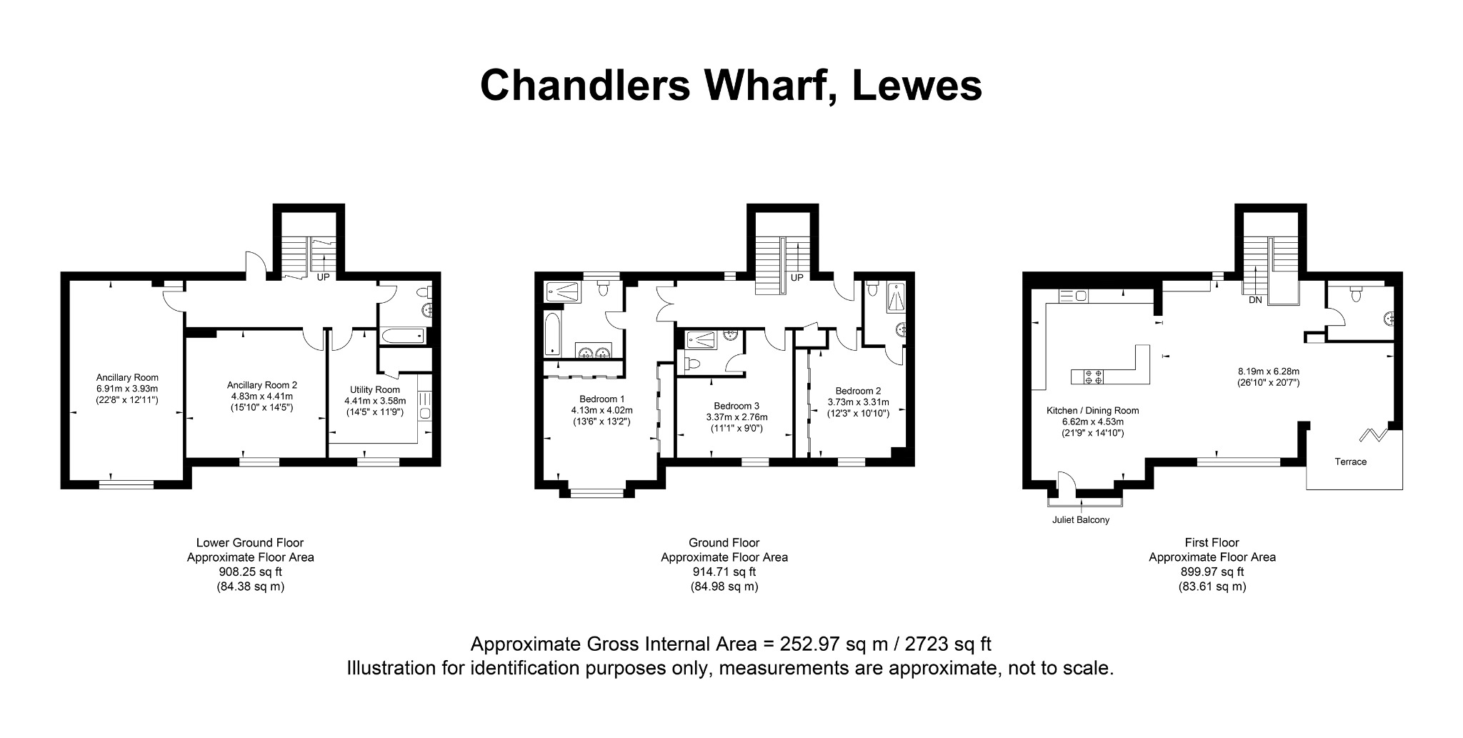 14, Chandlers Wharf, Lewes floorplan