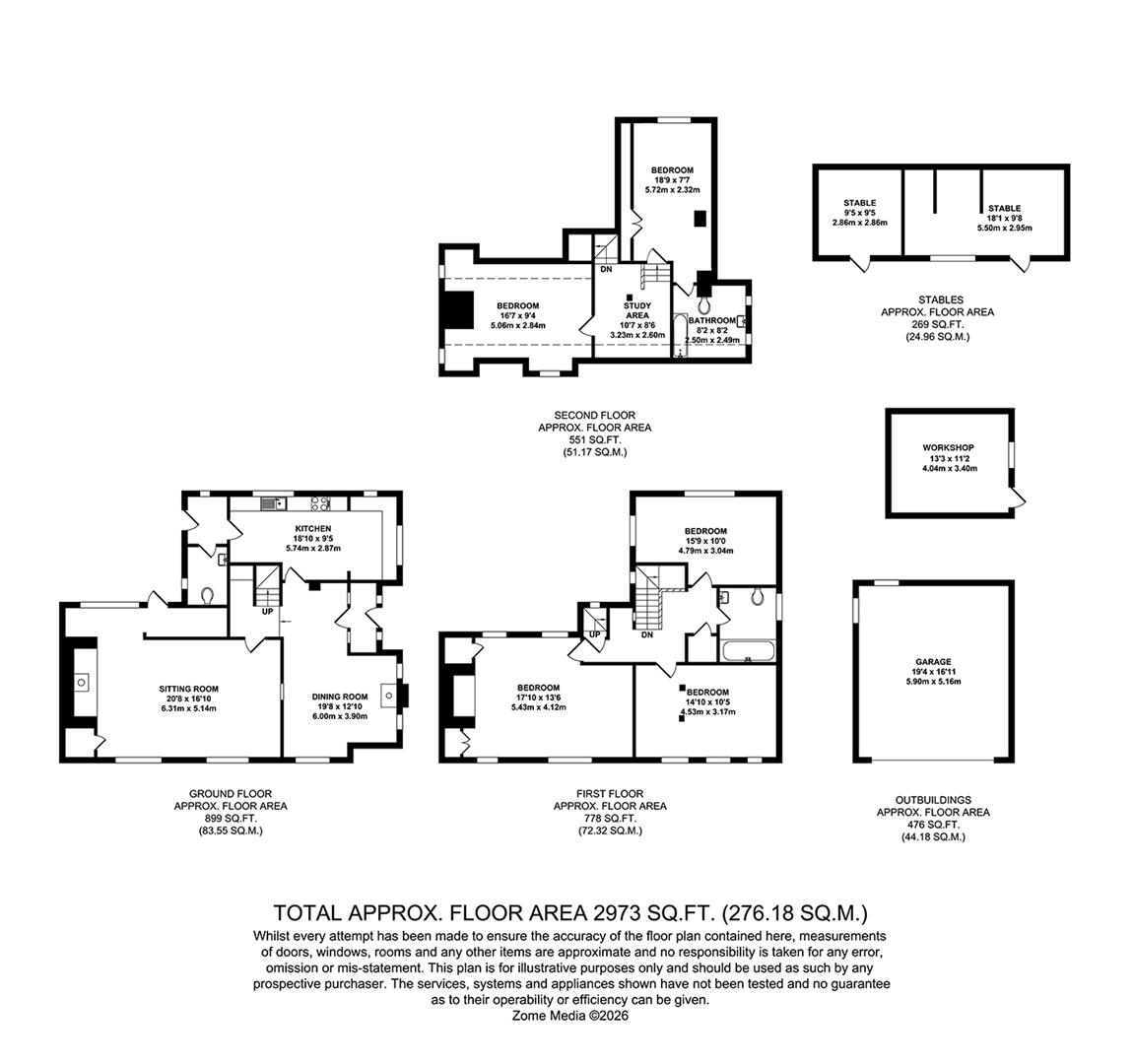 Tainter Mead, Goudhurst Road, Horsmonden floorplan