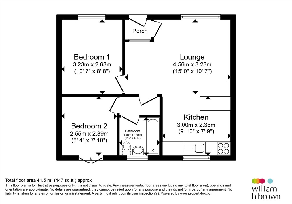 41, Langton Court, SKEGNESS floorplan