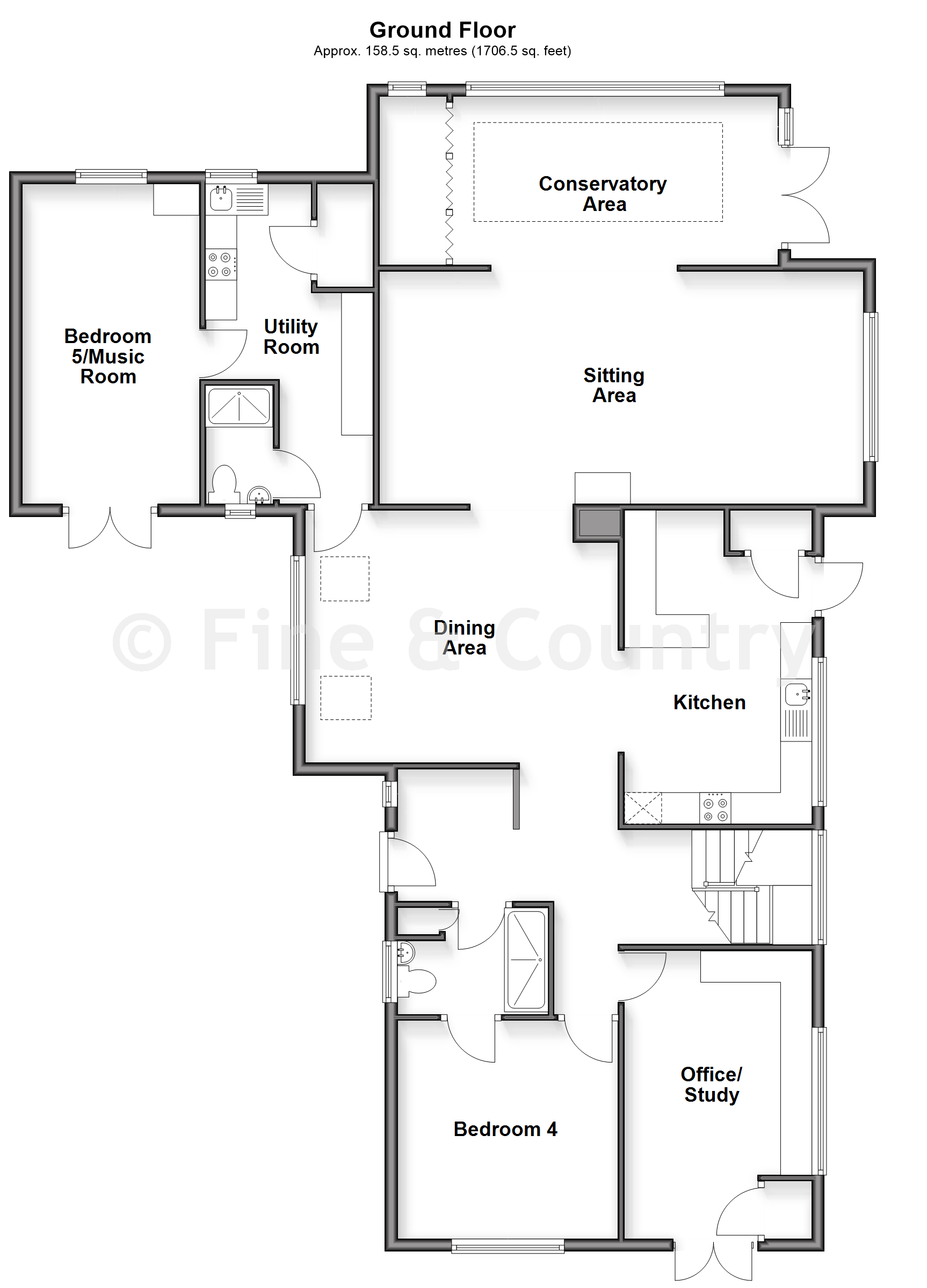 Bullsfield, Denstroude Lane, Canterbury floorplan