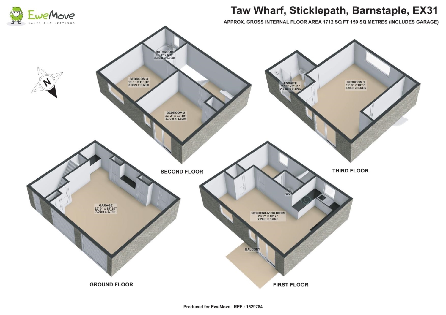 Taw Wharf, Barnstaple floorplan