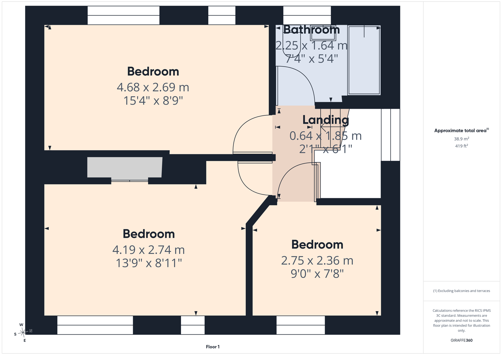 Overclose, Paignton floorplan