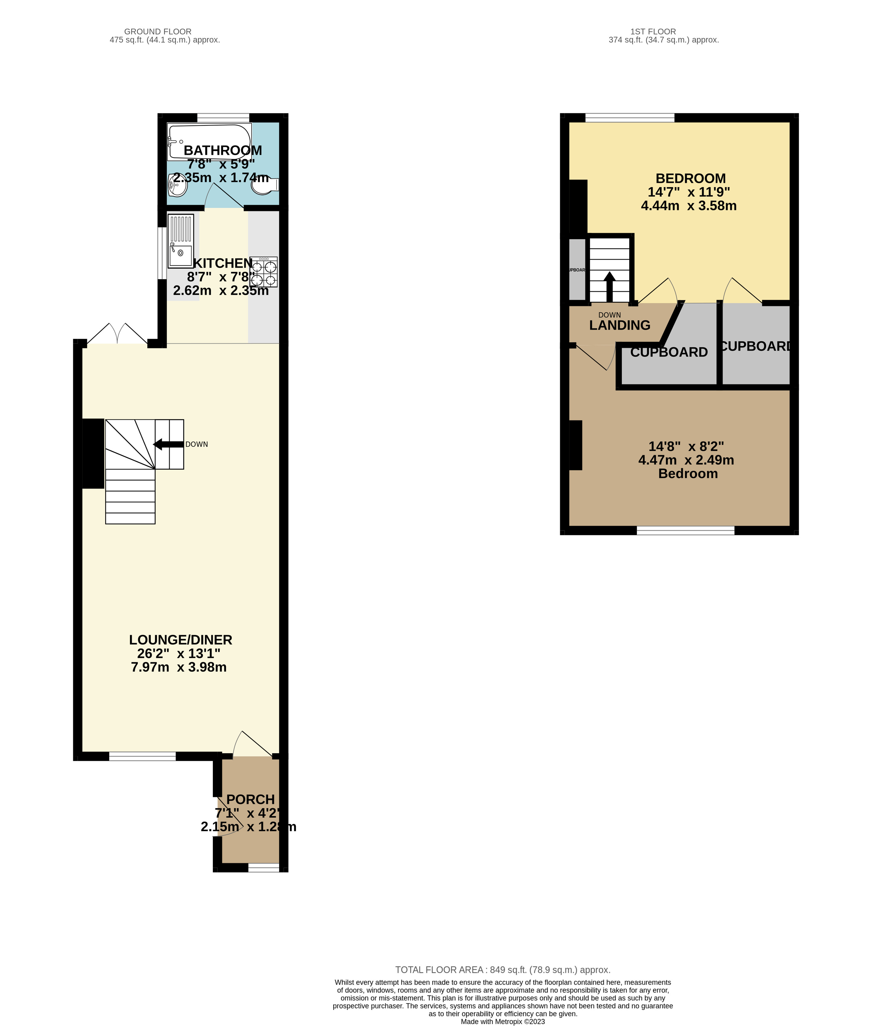 Turners Road South, Bedfordshire floorplan