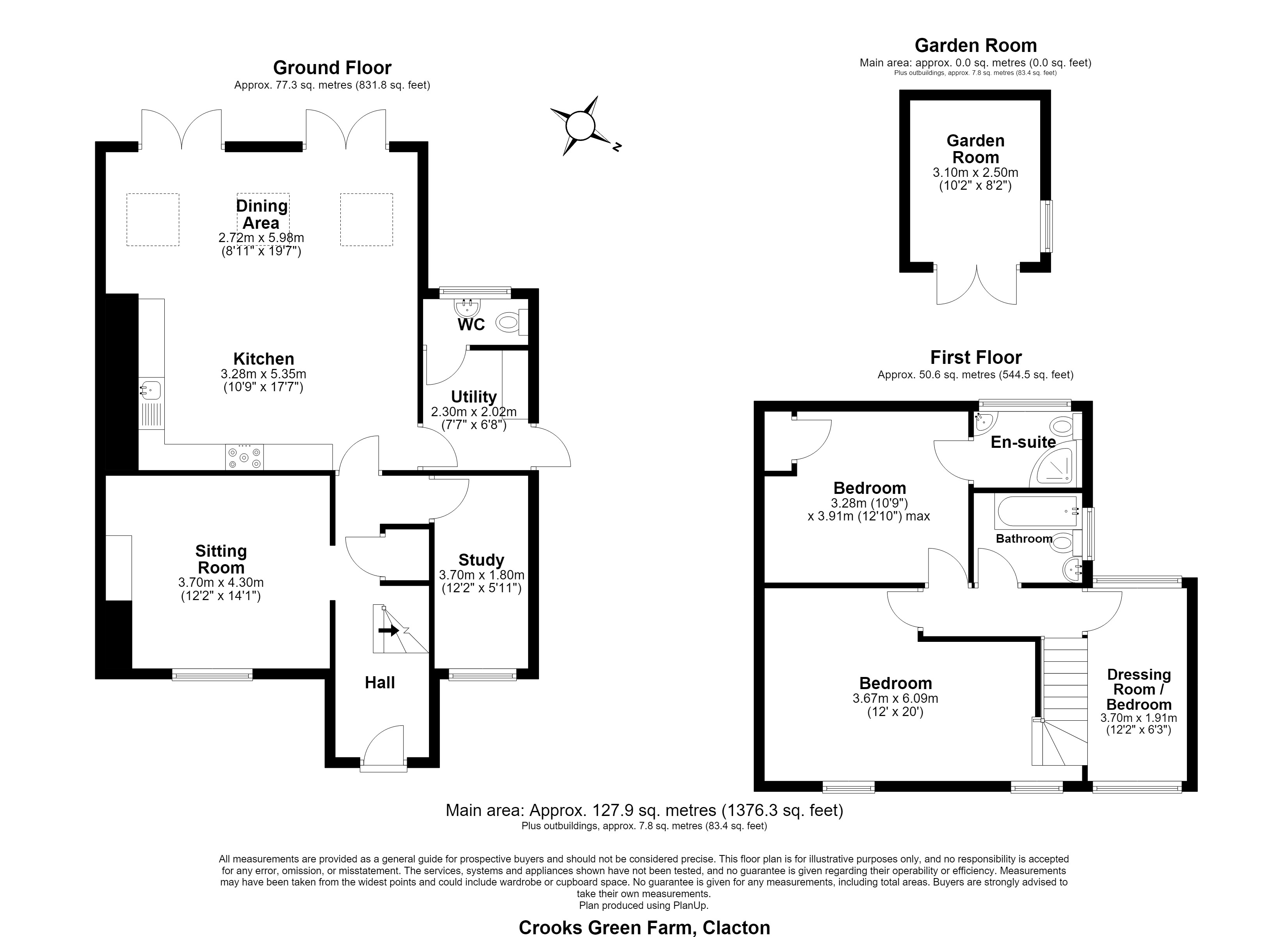 2 Cooks Green Farm Cottages,, Holland Road, Clacton-on-Sea floorplan