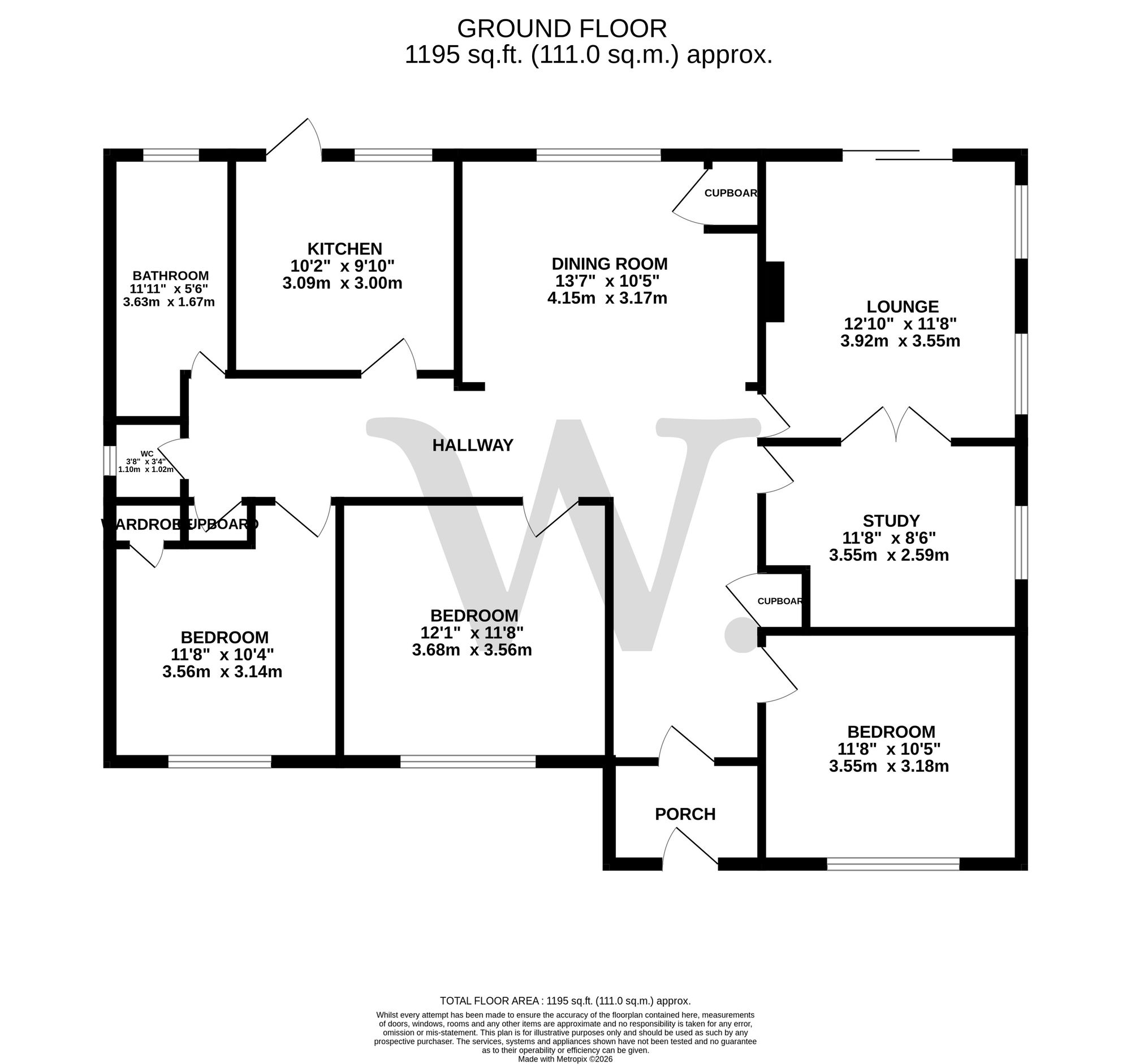 Highbury Buxton Road, Norwich floorplan