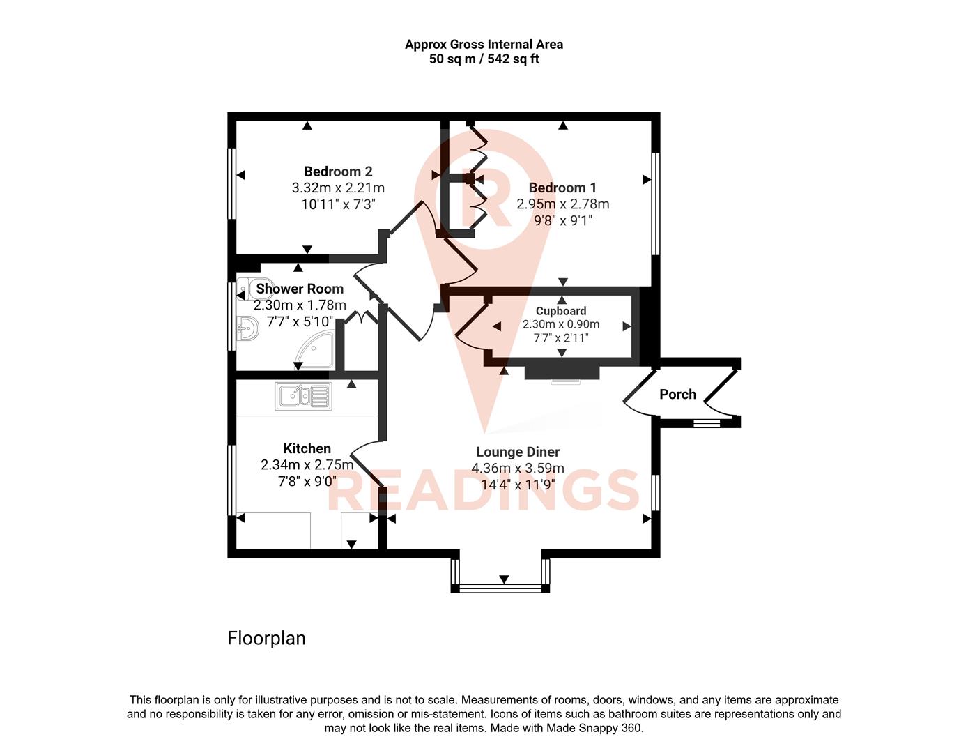 15 Albion Court, Albion Street, Leicester floorplan