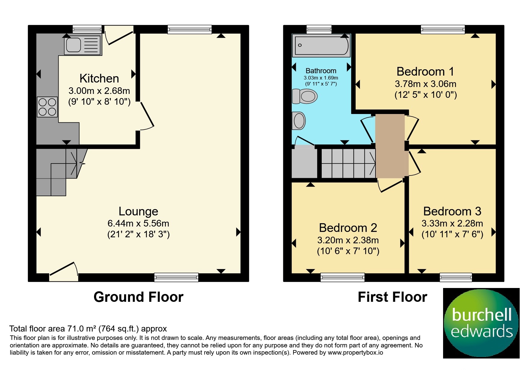 74, Acorn Drive, Belper floorplan